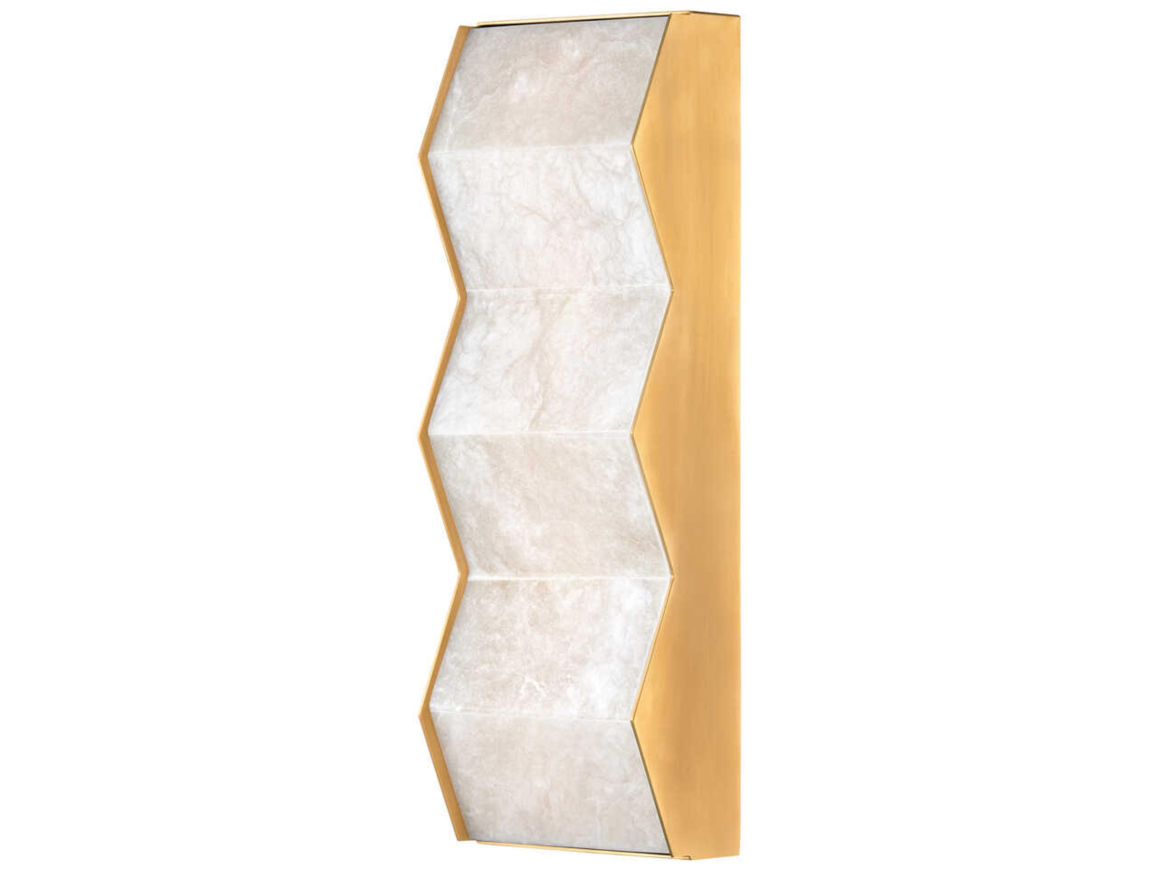 Tanzanite 1-Light Vintage Brass Wall Sconce