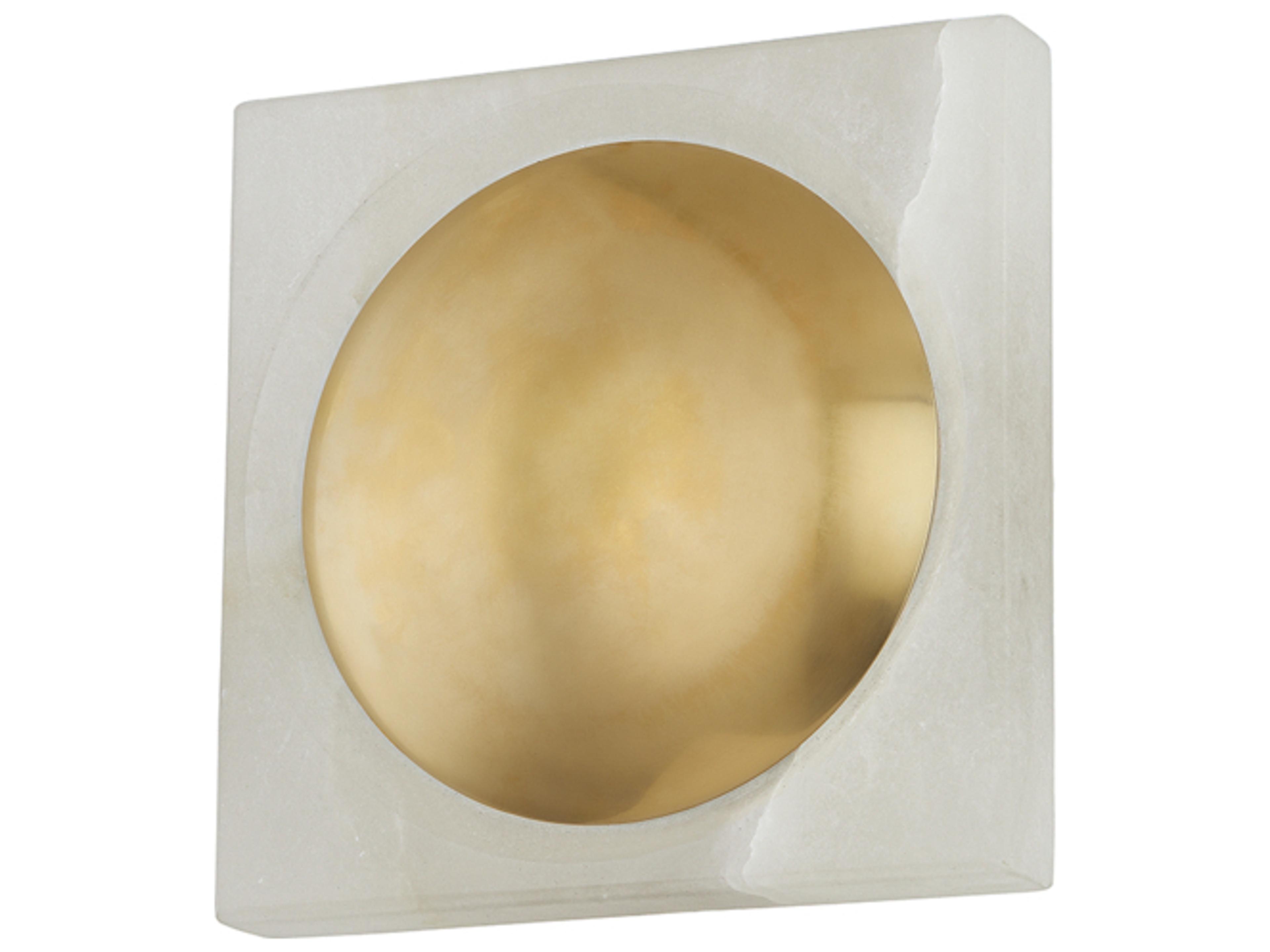 Corbett Lighting Hamel 1-Light Vintage Brass LED Wall Sconce