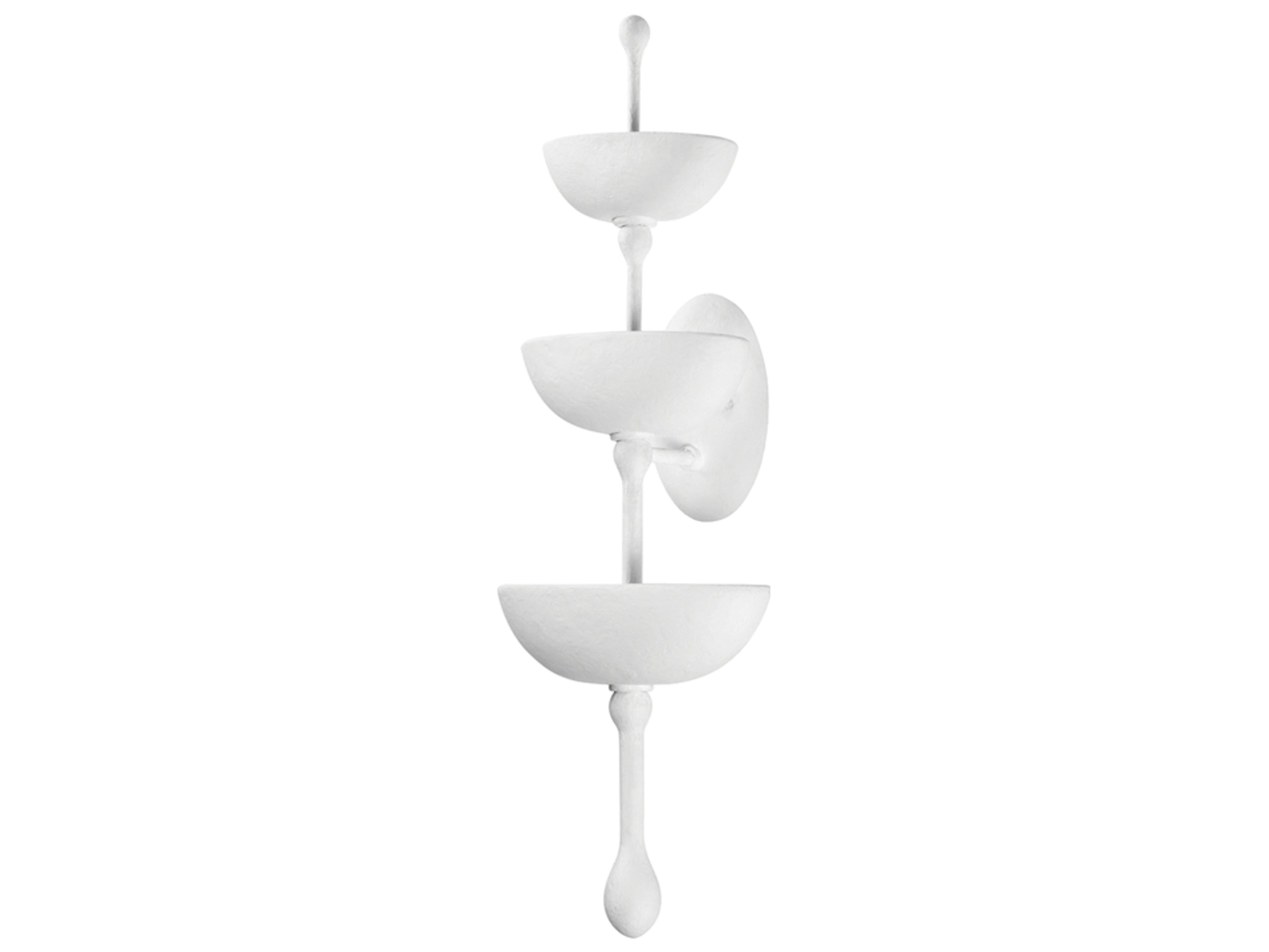 Corbett Lighting Aura 6-Light Gesso White Wall Sconce