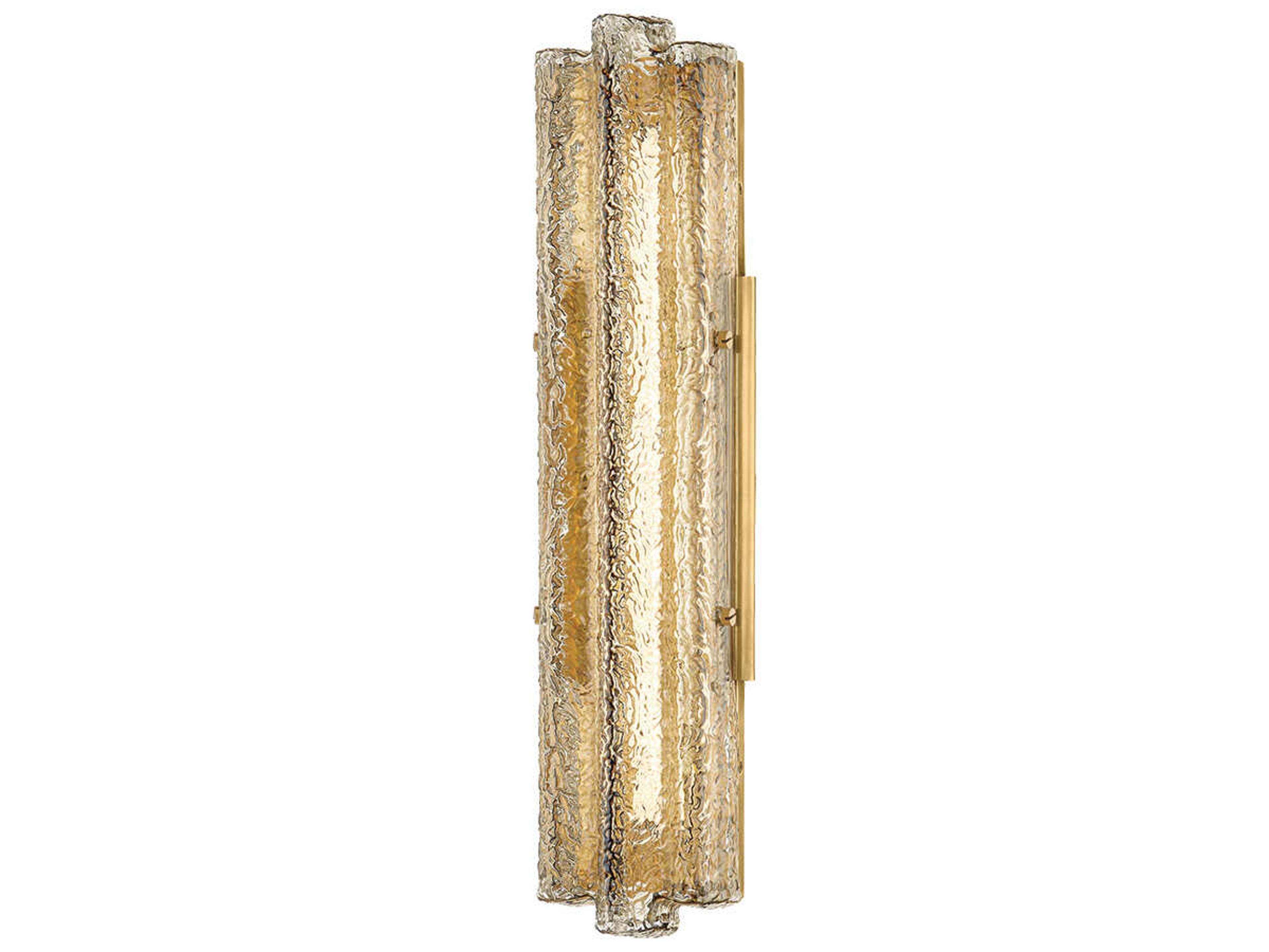1-Light Vintage Brass Wall Sconce