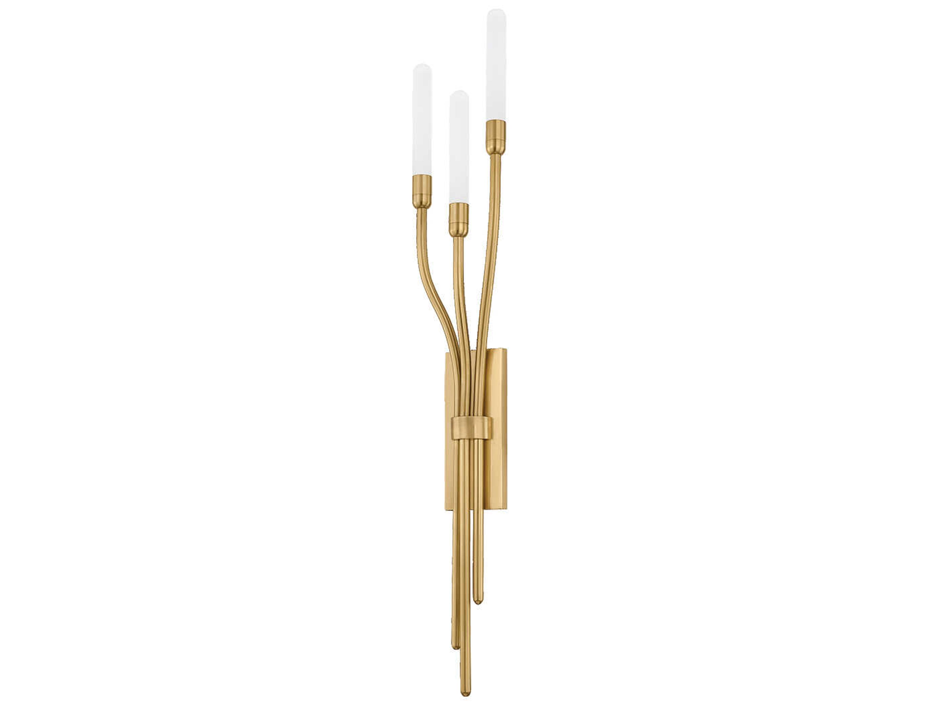 Amalthea 3-Light Vintage Brass Wall Sconce