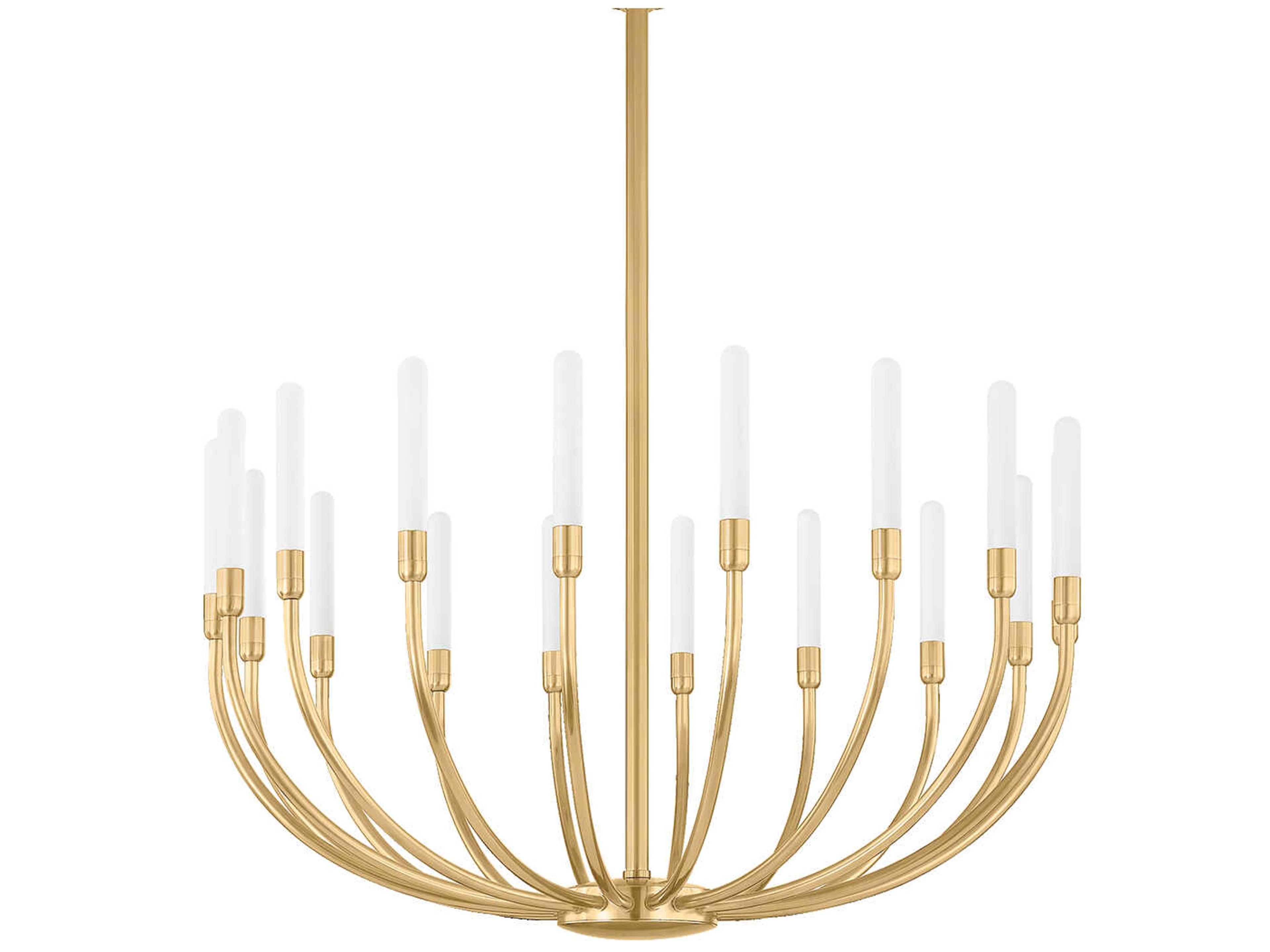 Amalthea 18-Light Vintage Brass Chandelier