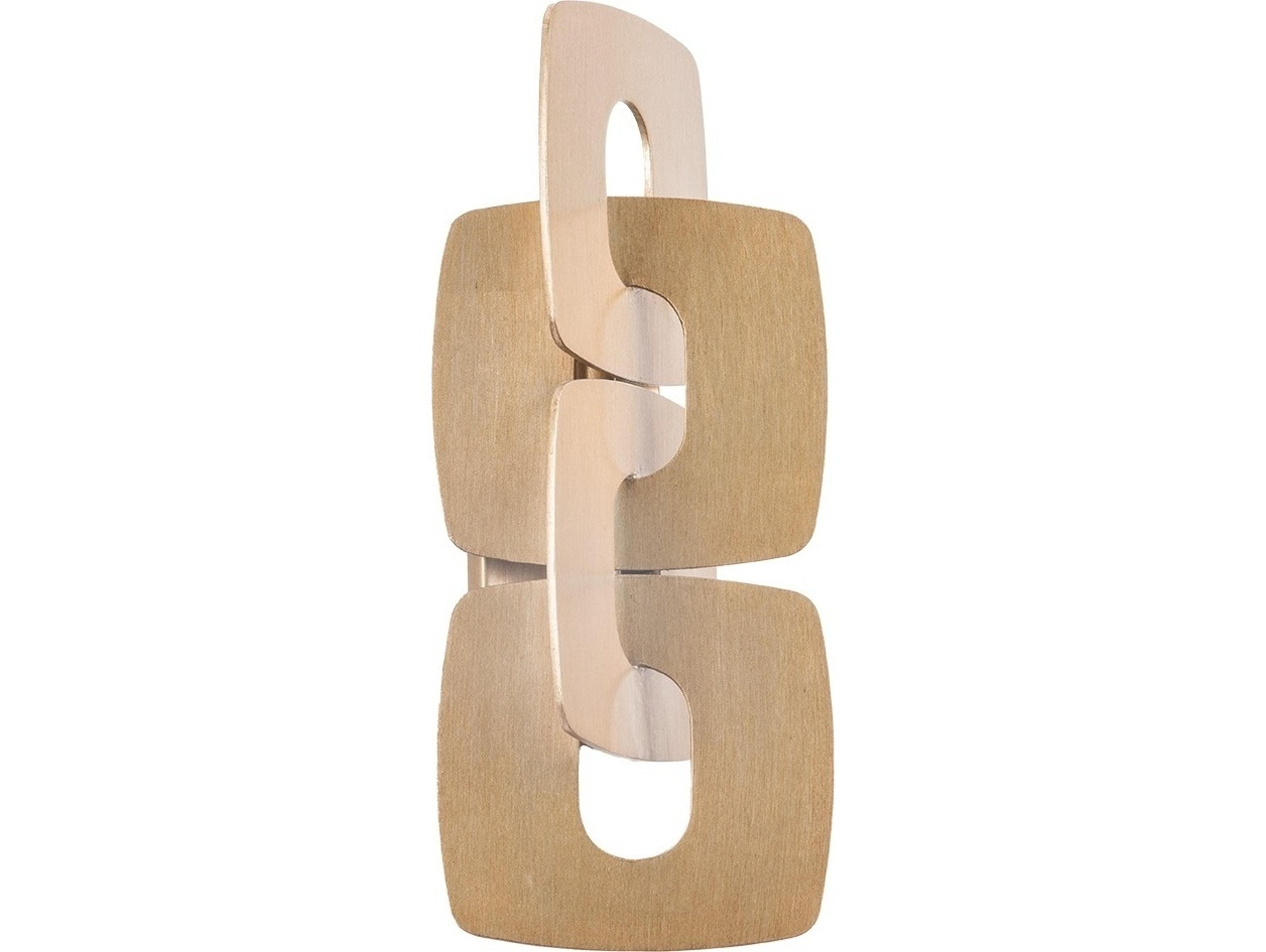 Trentino 2-Light Stria Gold Leaf Wall Sconce