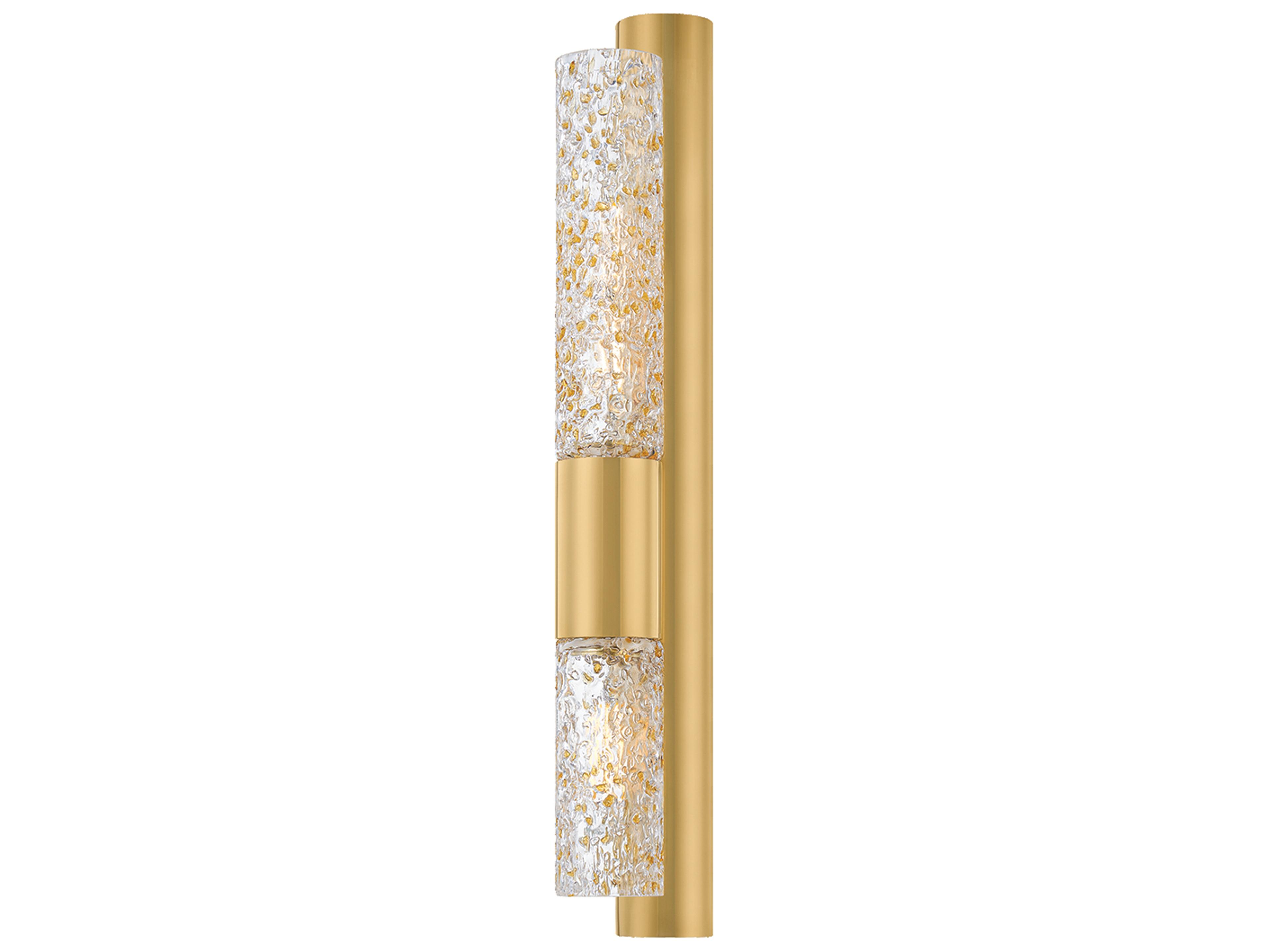 Corbett Lighting Ivalo 2-Light Vintage Brass Wall Sconce