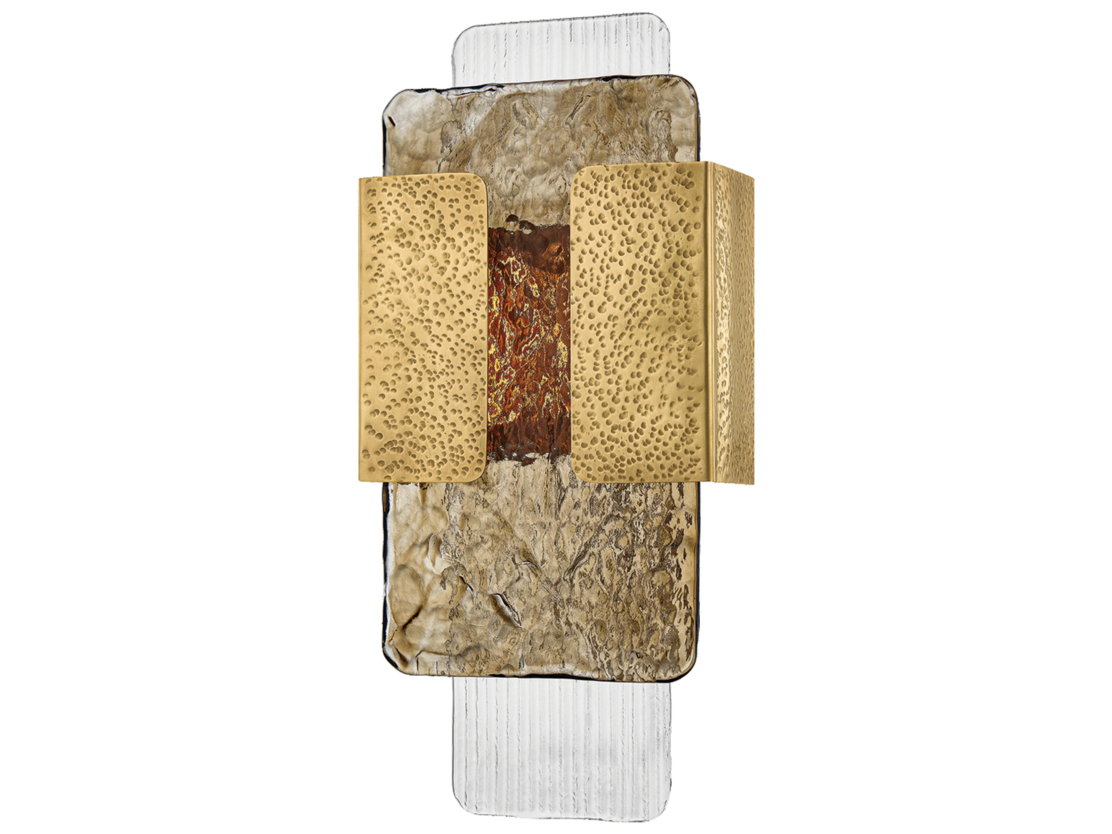 Telluride 2-Light Vintage Brass Wall Sconce