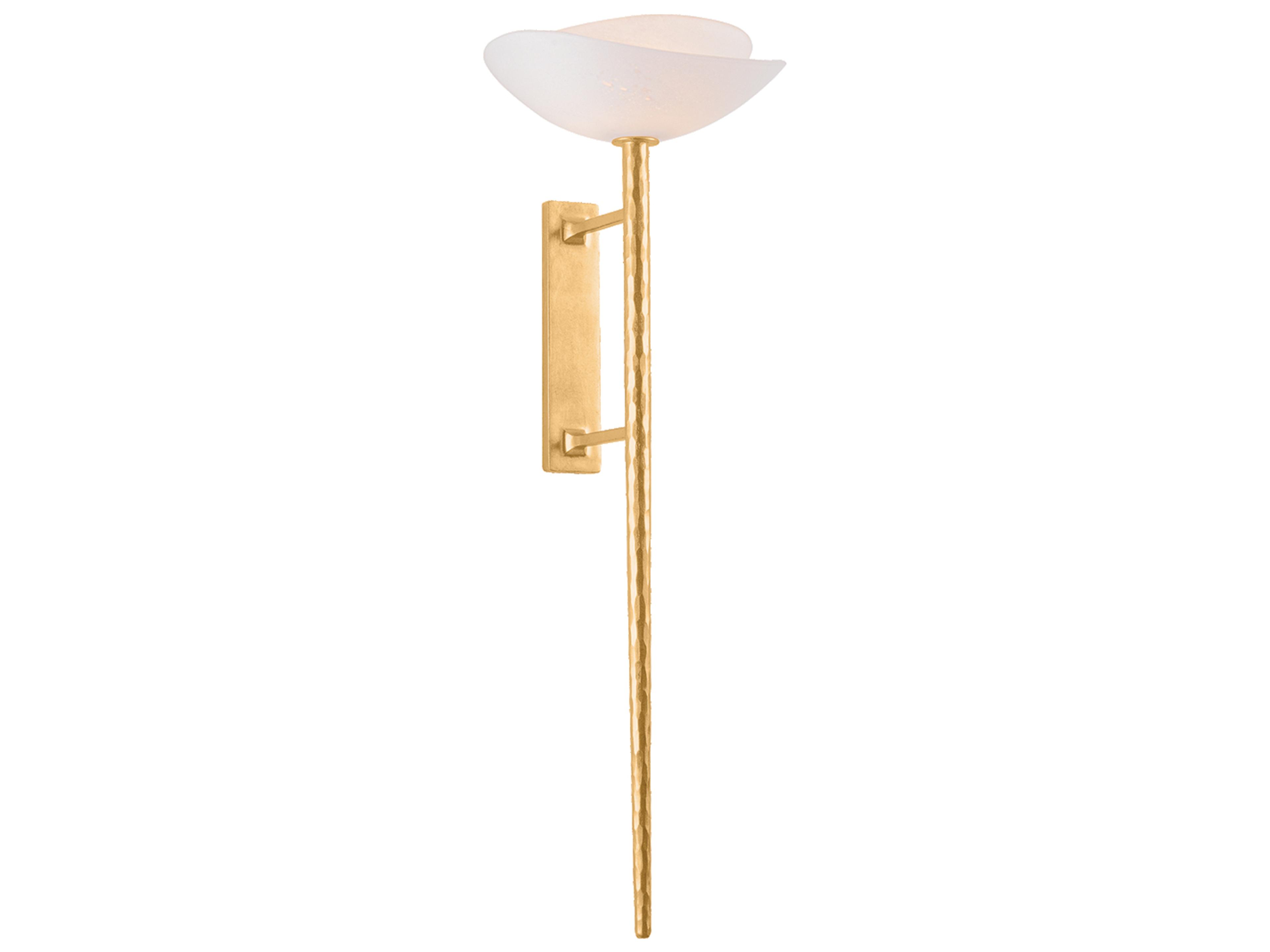 Corbett Lighting Coppa 1-Light Vintage Gold Leaf Wall Sconce