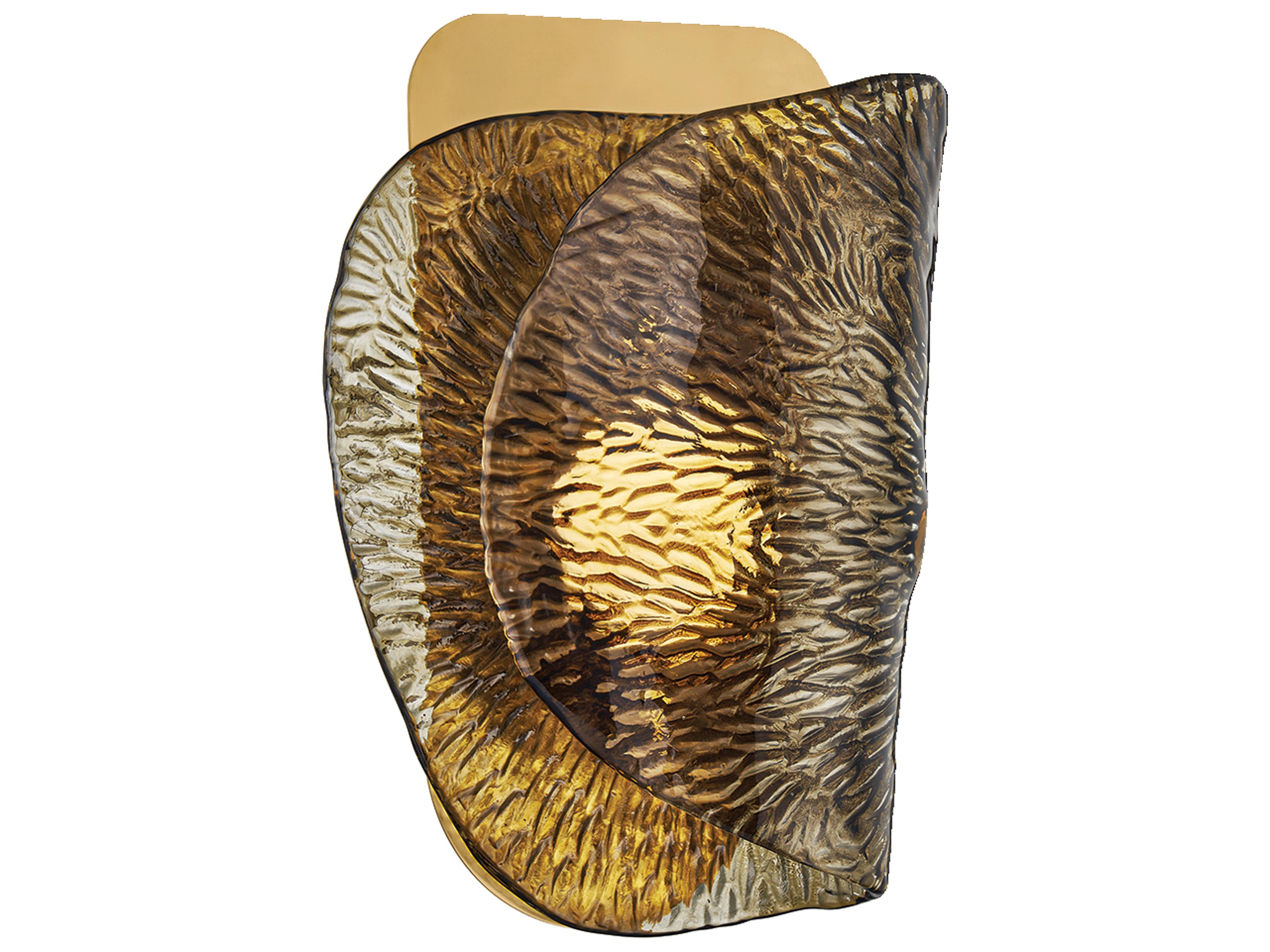 Corbett Lighting Klara 1-Light Vintage Brass Wall Sconce