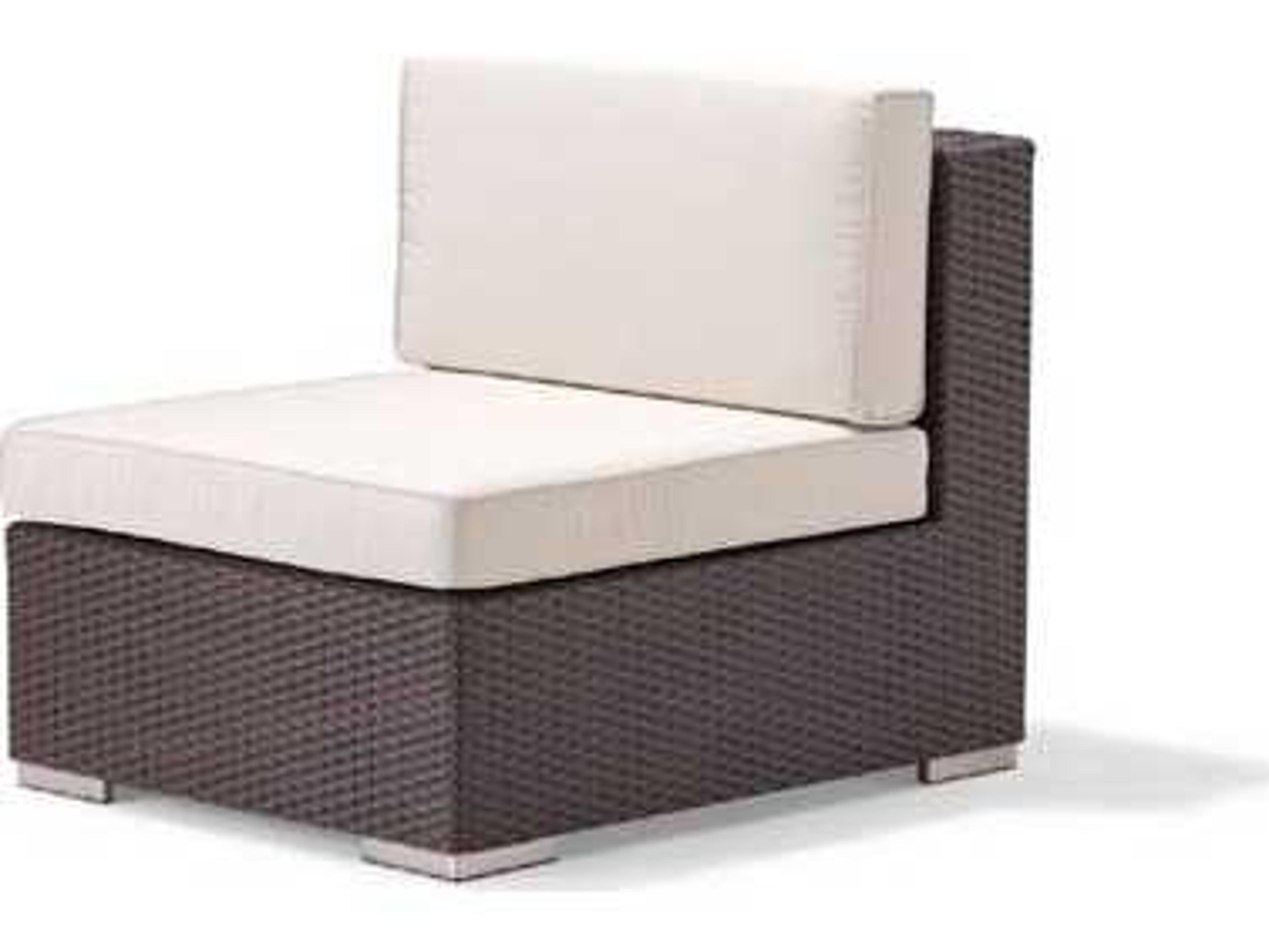 Dijon Wicker Majestic Black Modular Outdoor Lounge Chair