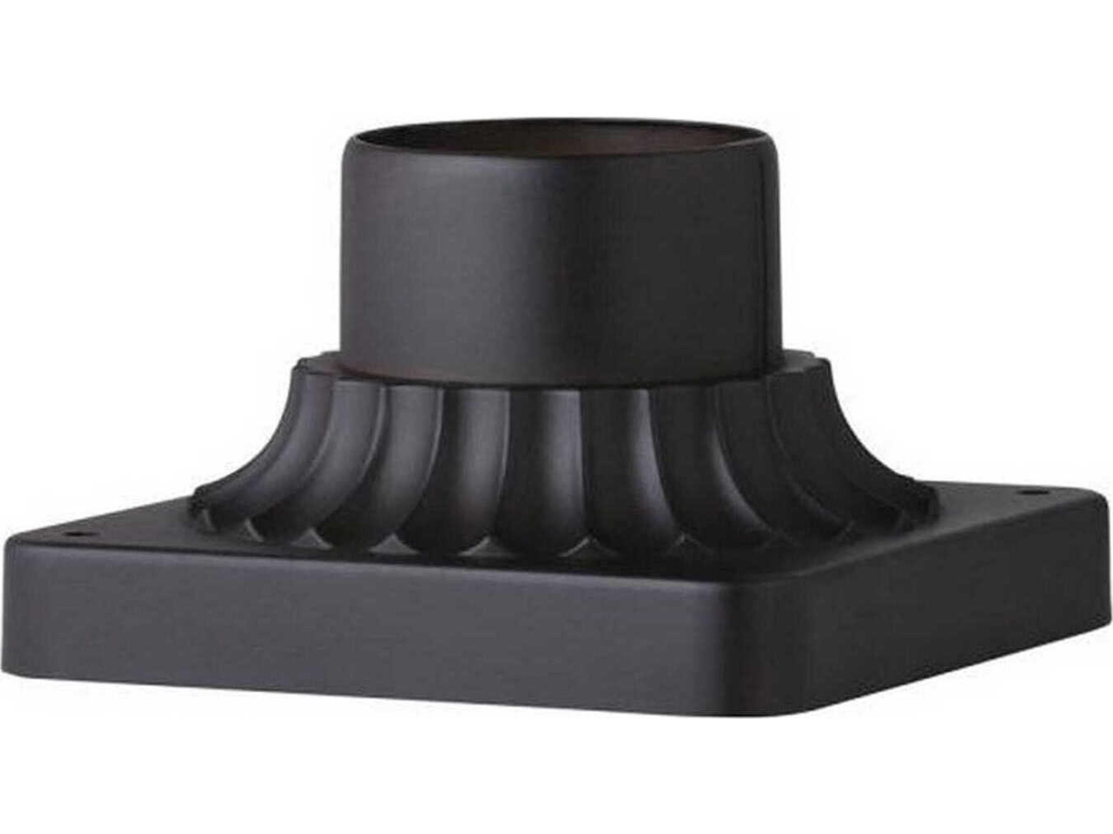 CWI Lighting Granville Black Pier Mount Base