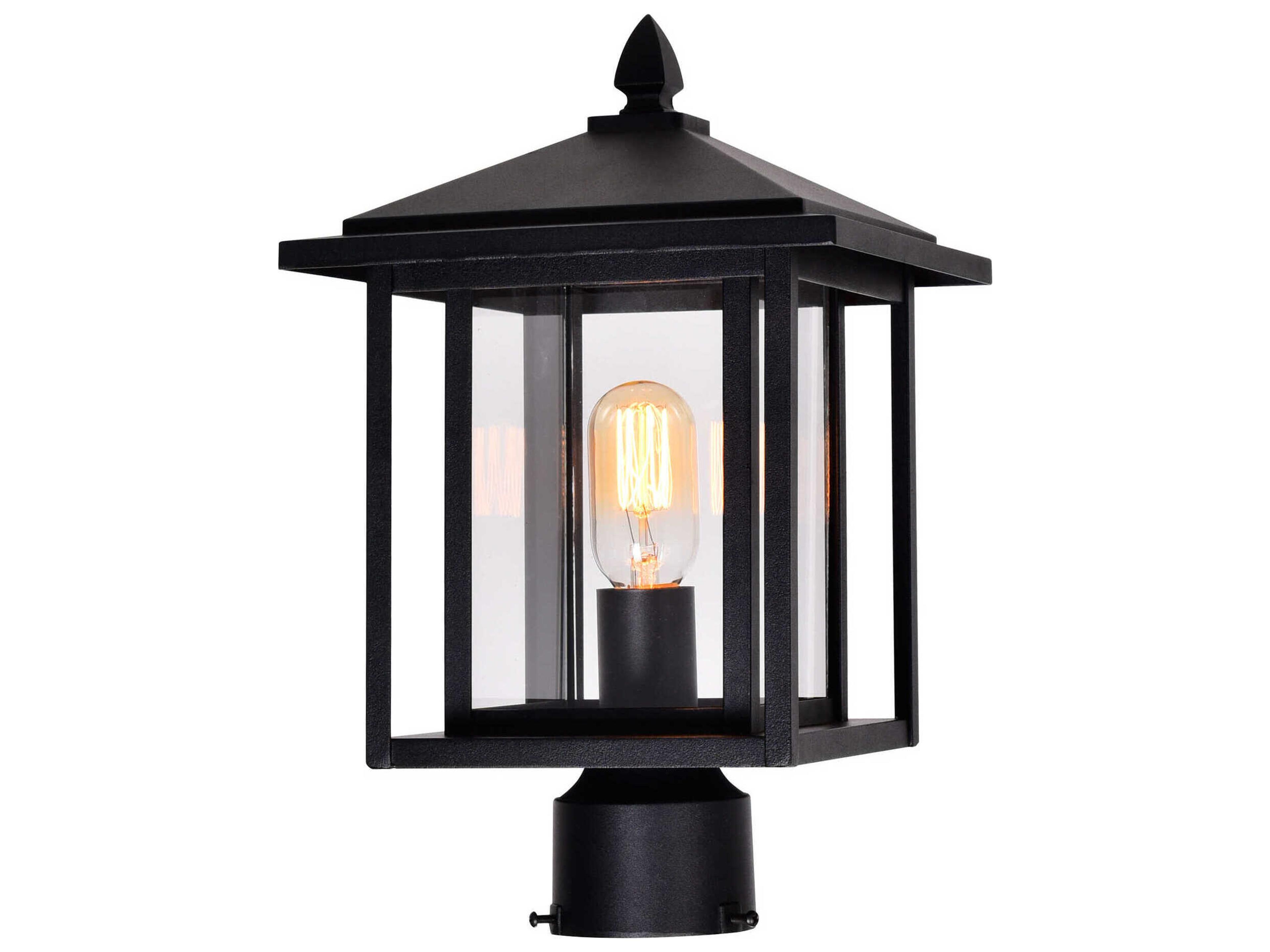 CWI Lighting Crawford 1-Light Outdoor Post Light