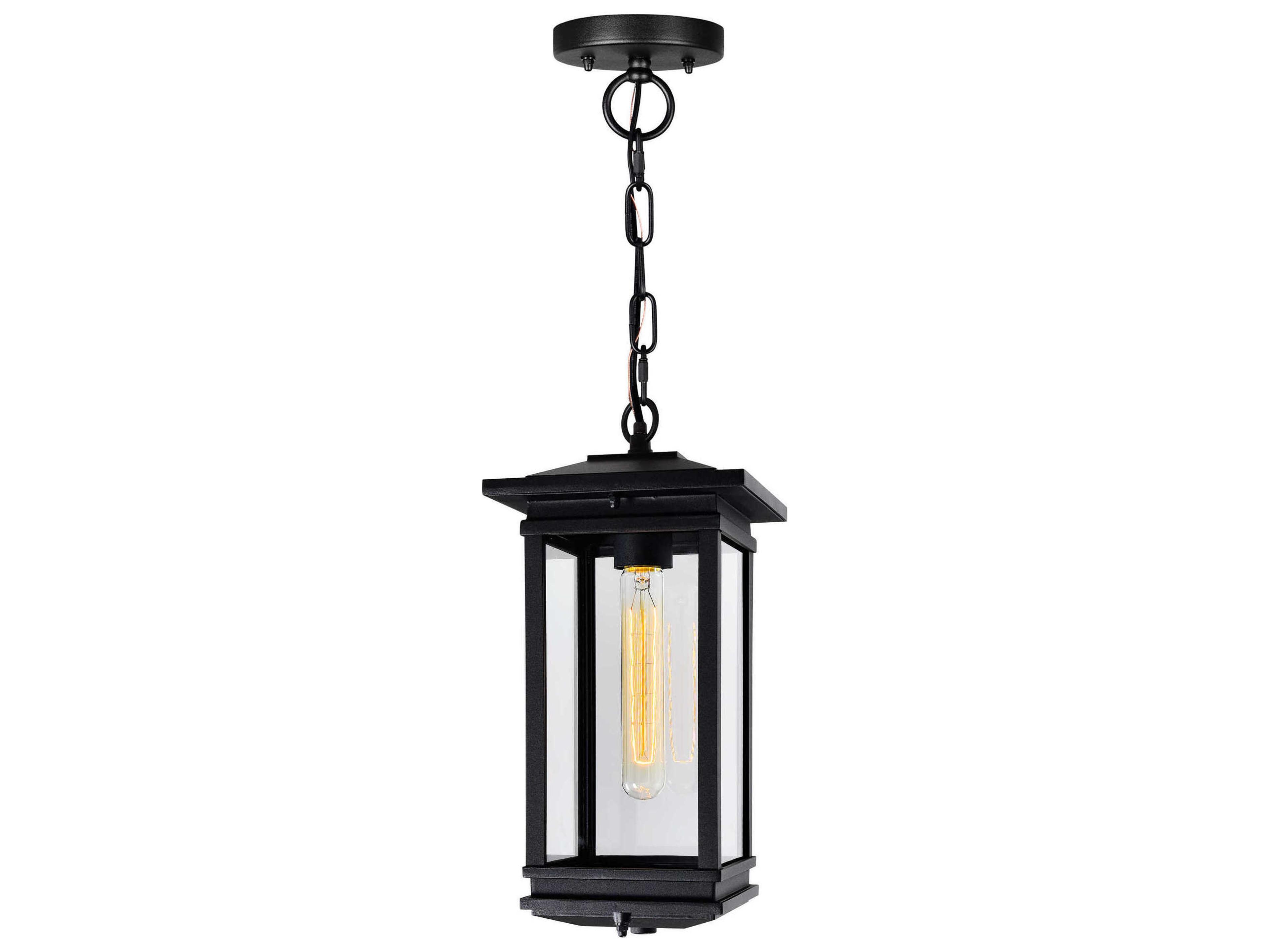 CWI Lighting Oakwood 1-Light Outdoor Hanging Light