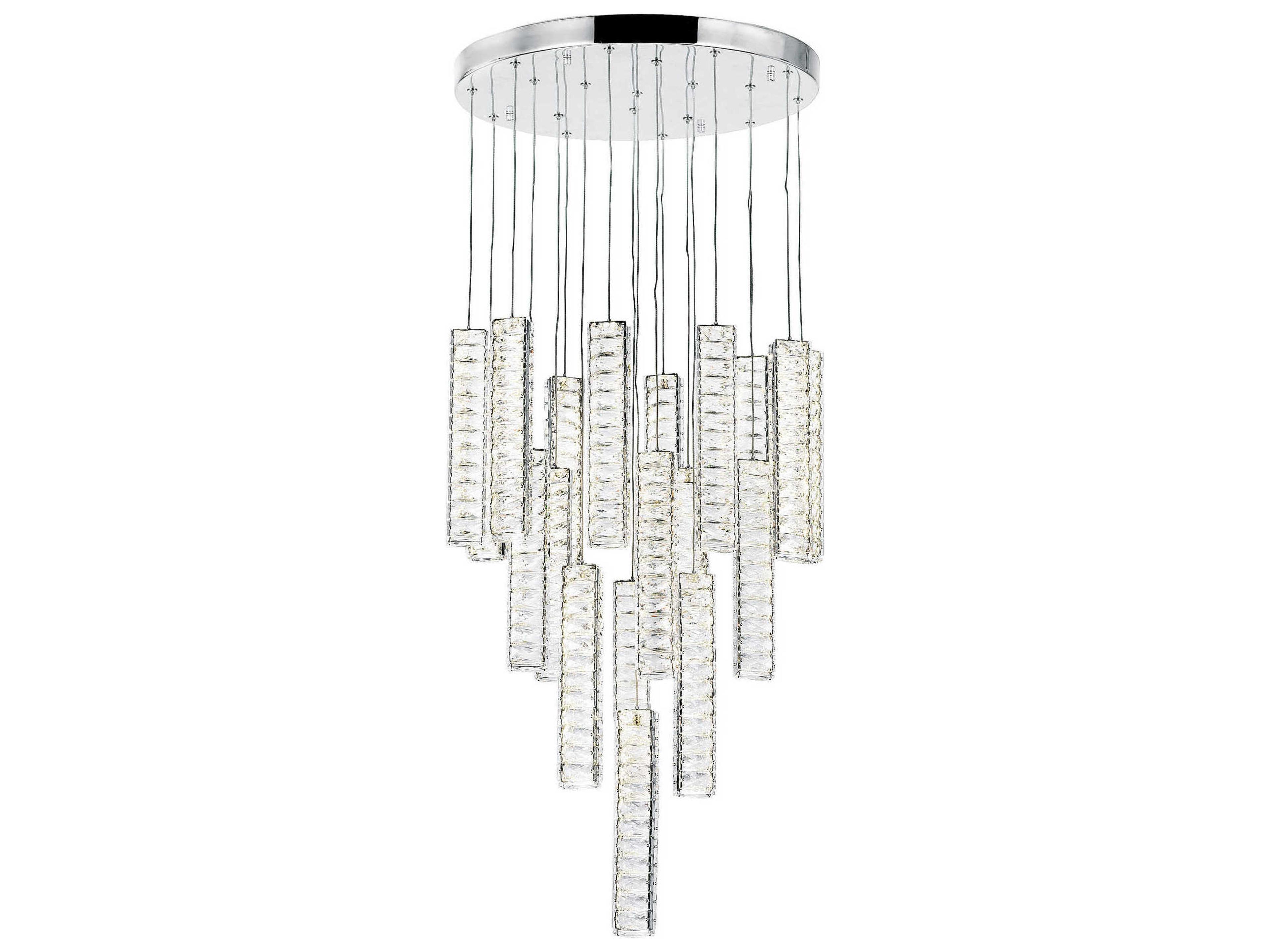 CWI Lighting Celina Chrome Pendant