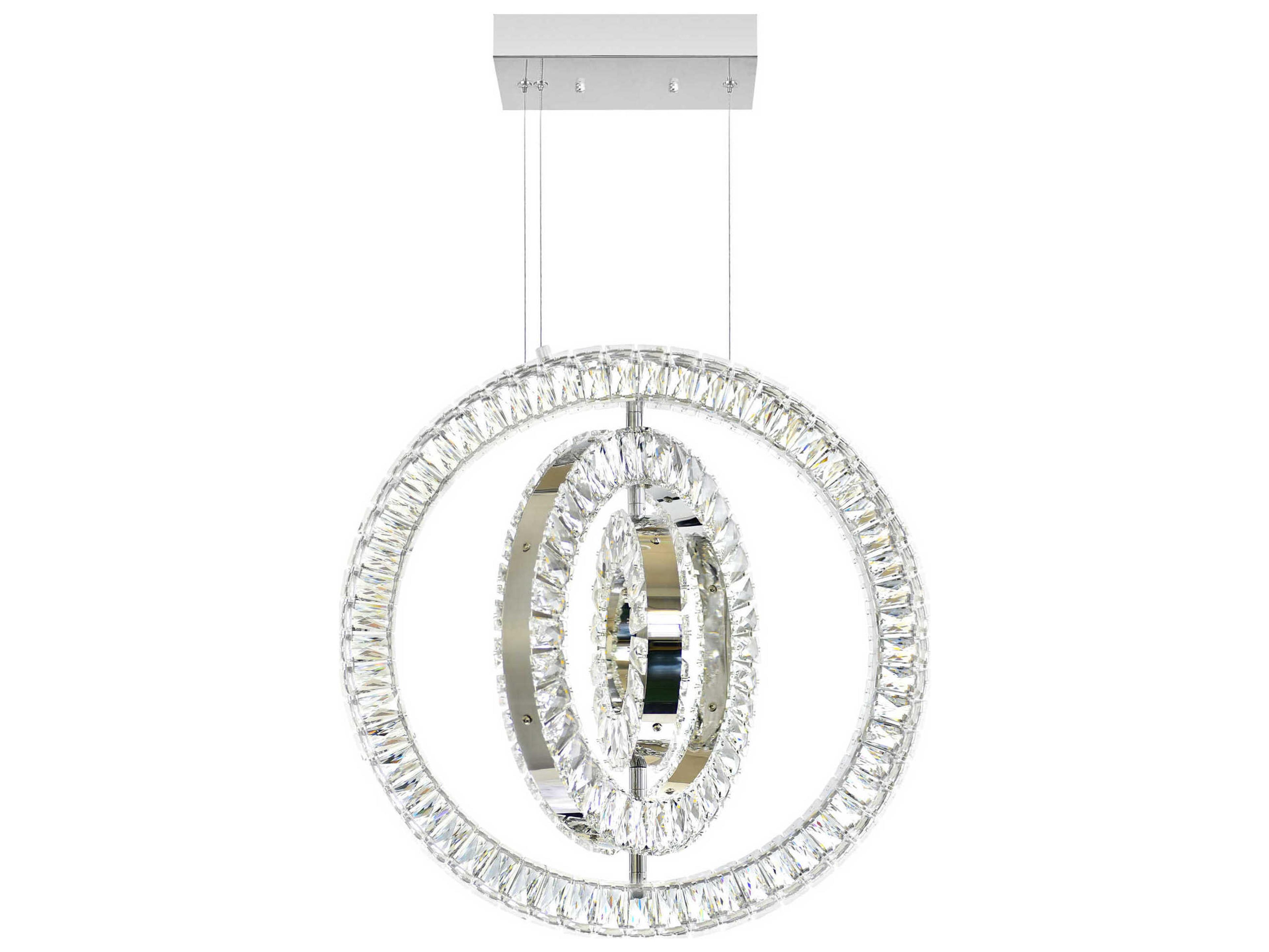 CWI Lighting Celina Chrome Pendant