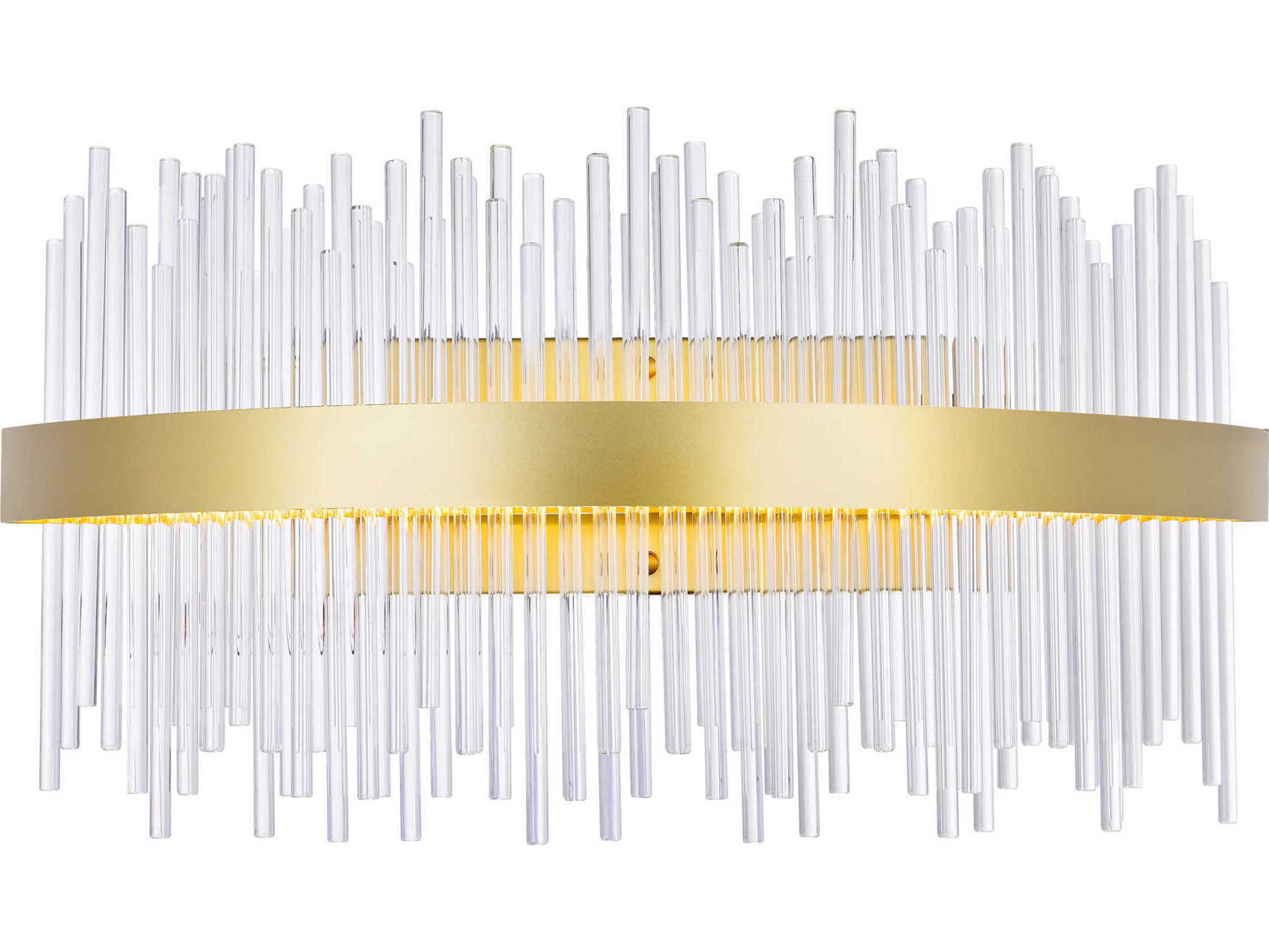 CWI Lighting Genevieve Medallion Gold Wall Sconce