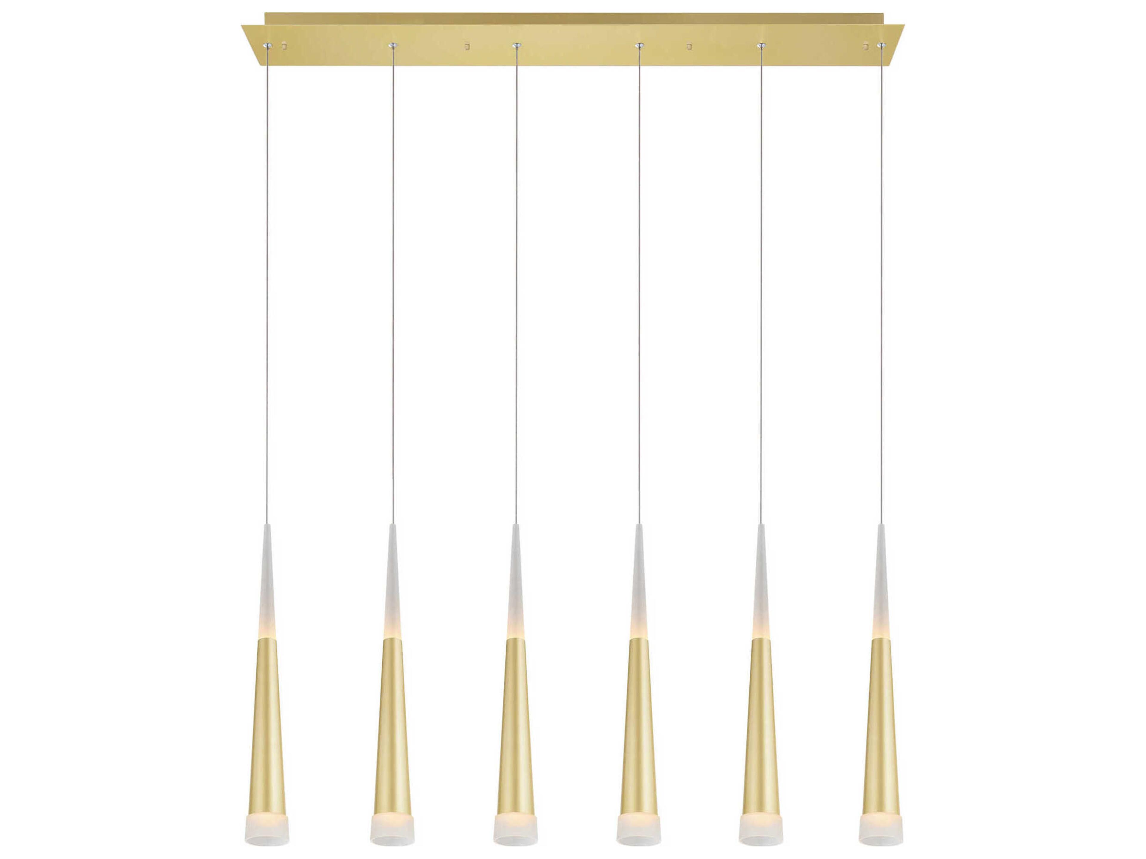 CWI Lighting Andes Satin Gold Island Pendant