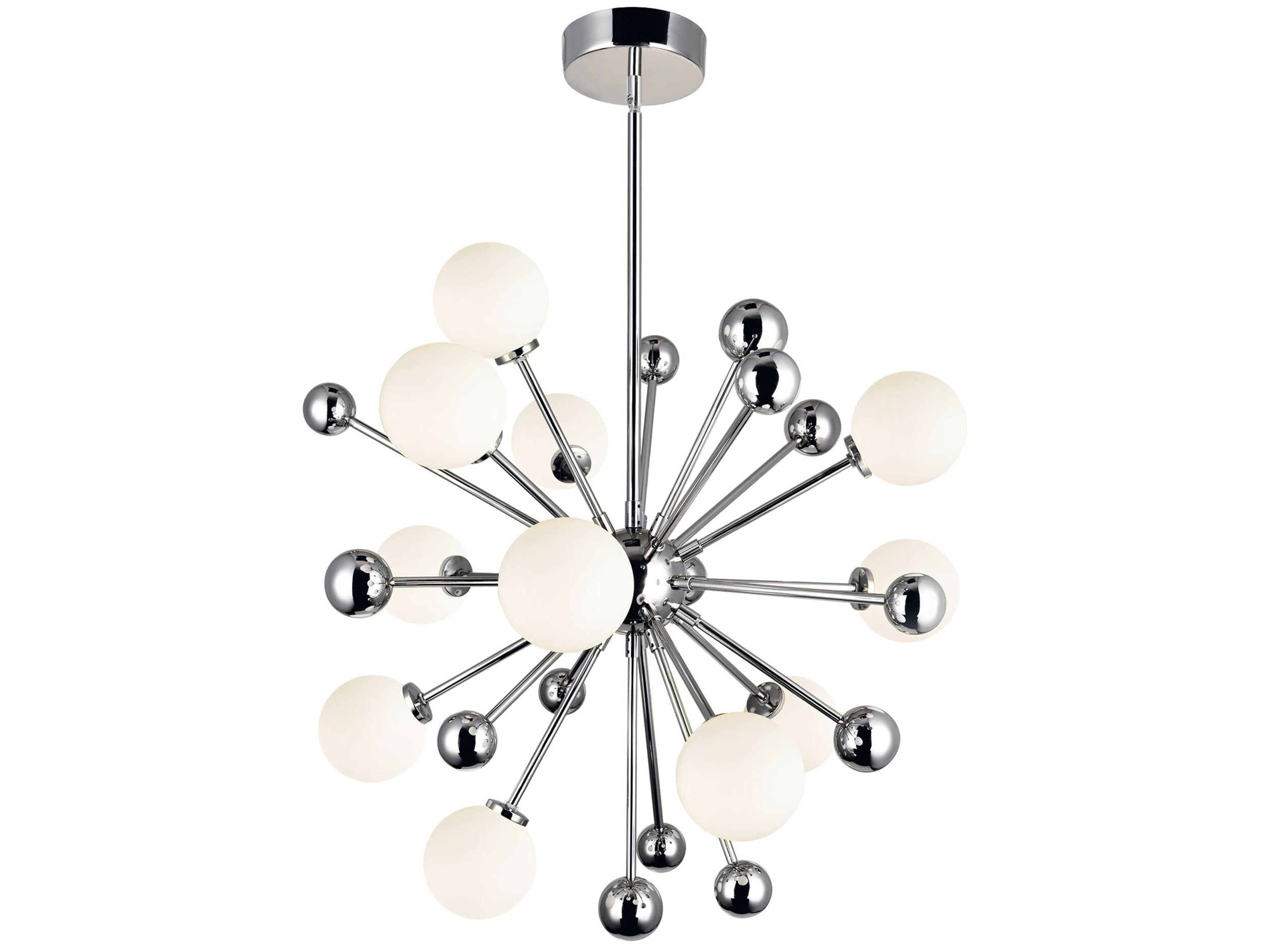 CWI Lighting Element 11-Light Polished Nickel Globe Sputnik Pendant
