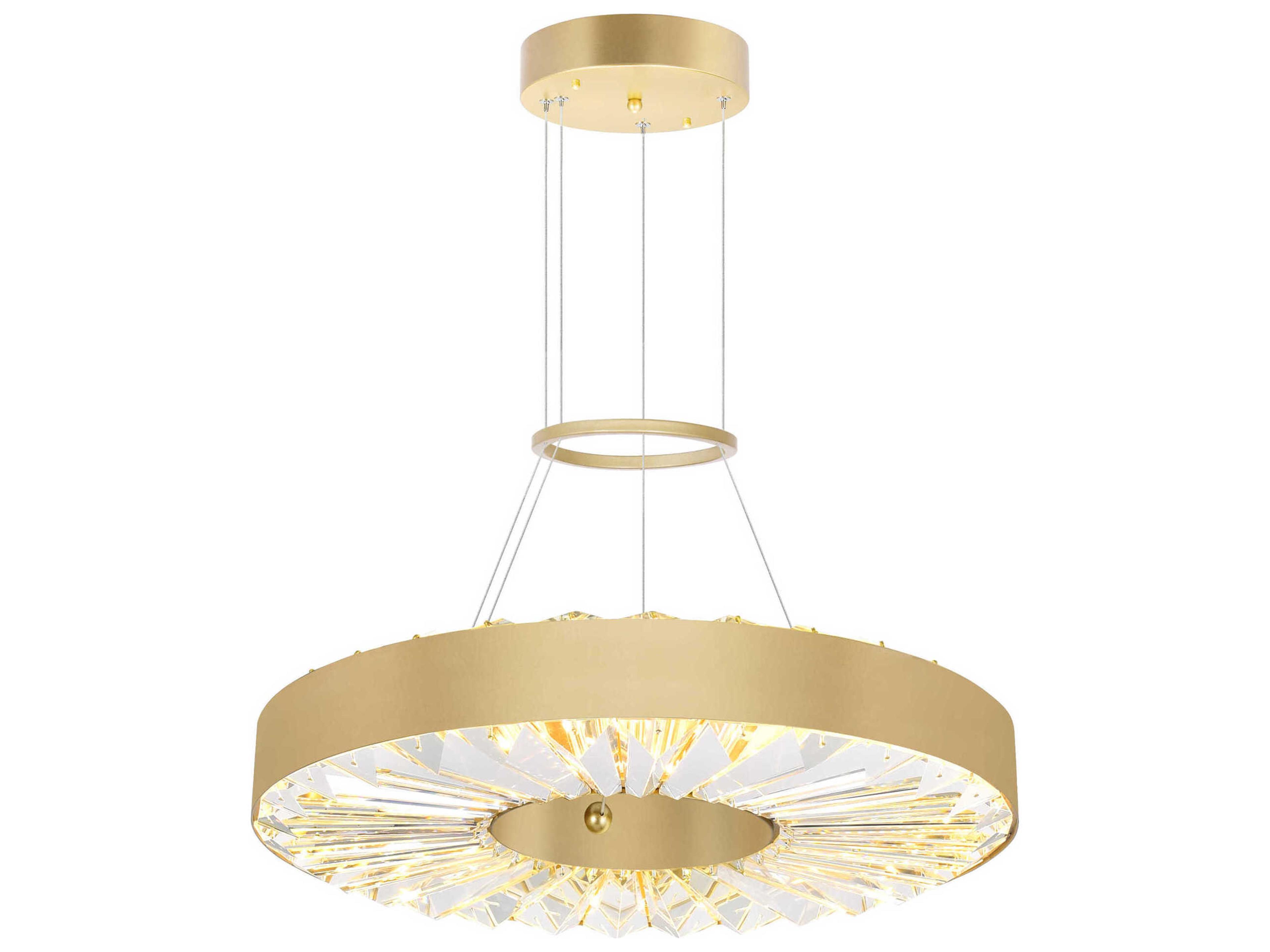 CWI Lighting Bjoux Sun Gold Round Pendant