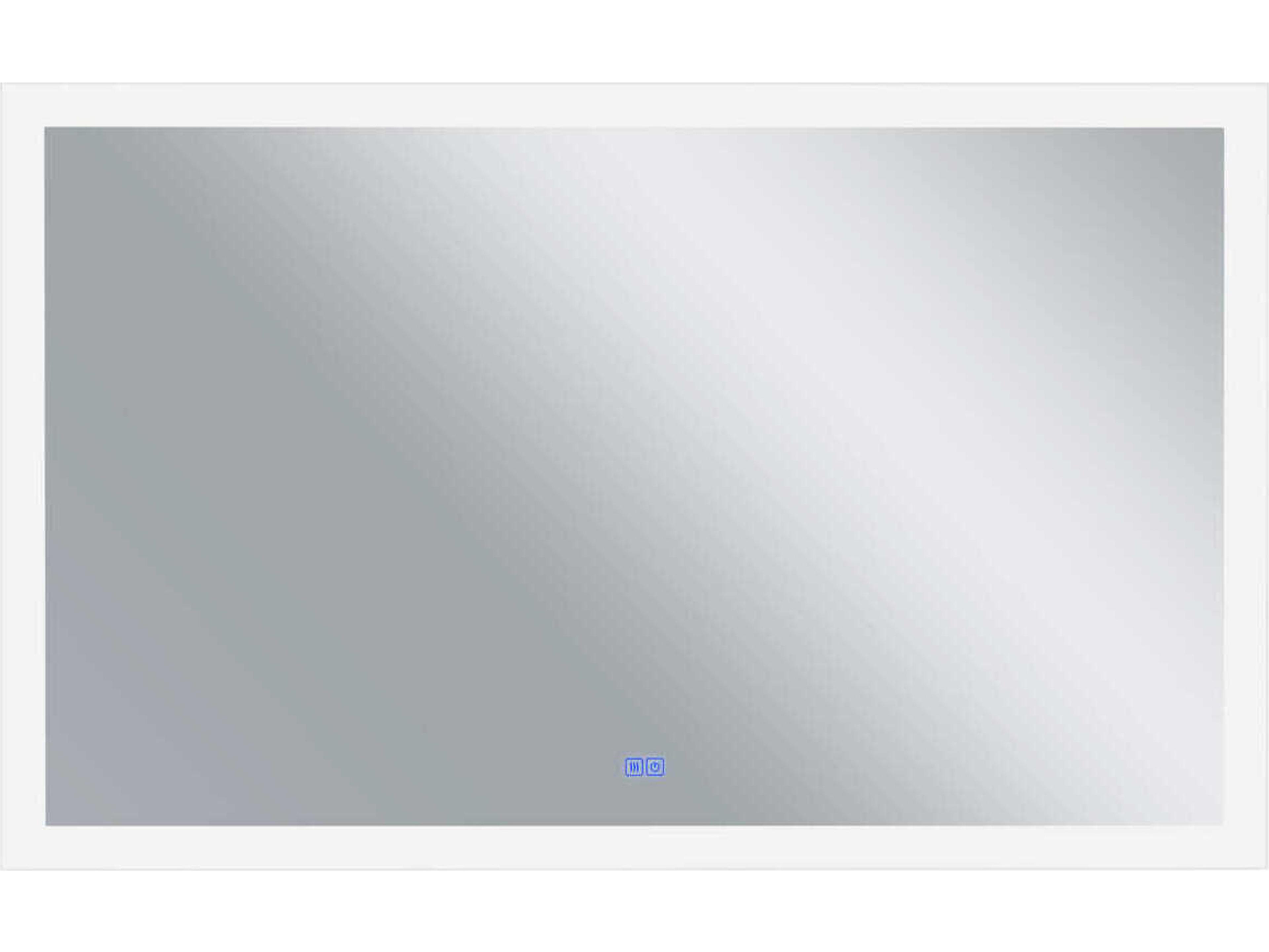 CWI Lighting Abigail White Rectangular Wall Mirror