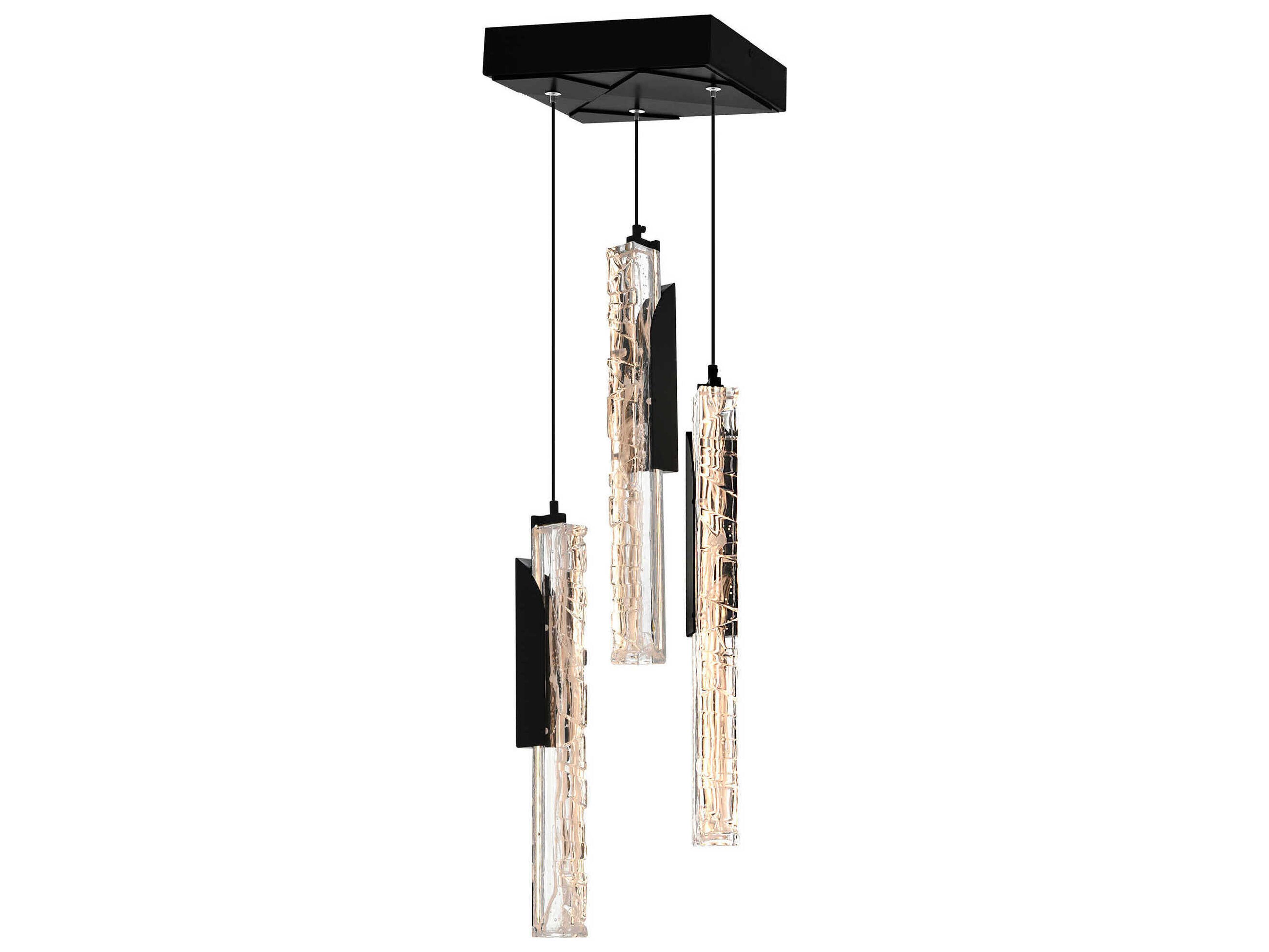 CWI Lighting Valira Black Linear Mini Pendant