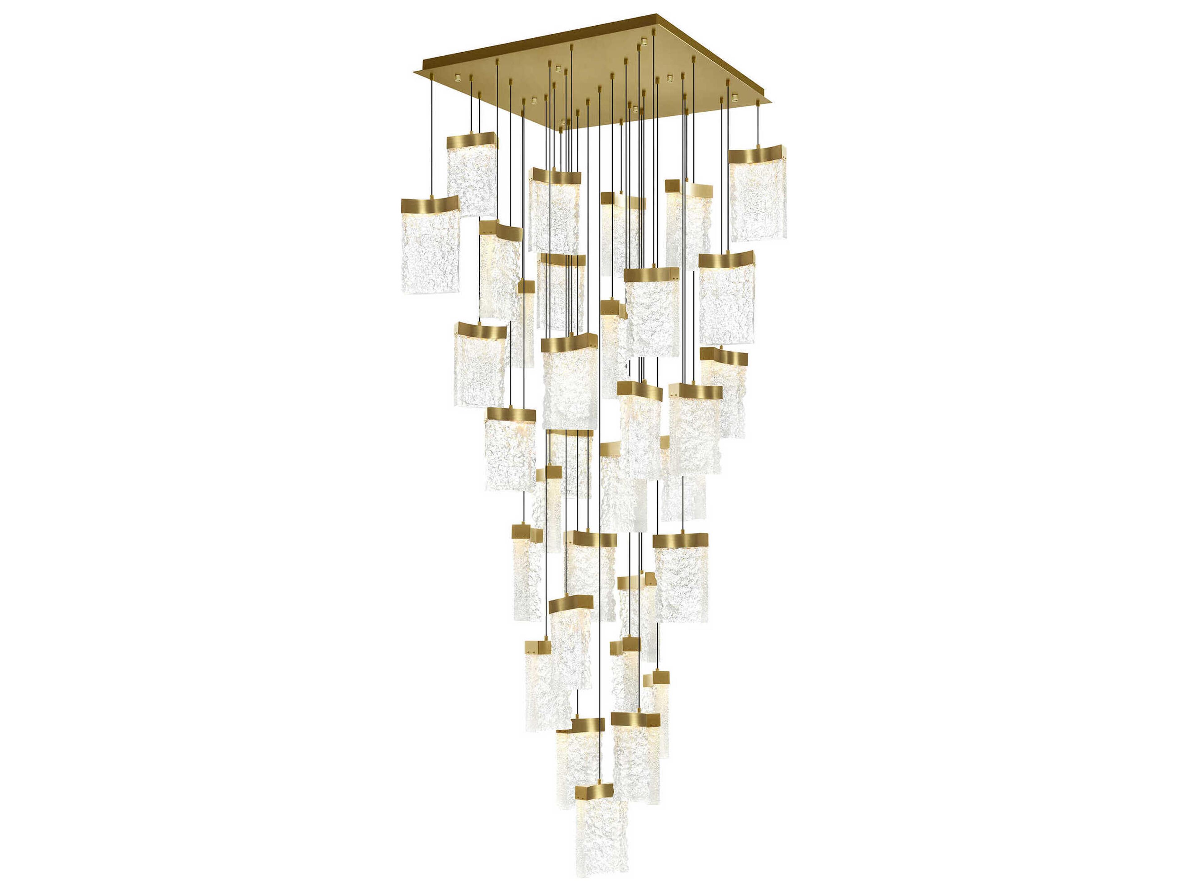 CWI Lighting Lava Brass Pendant