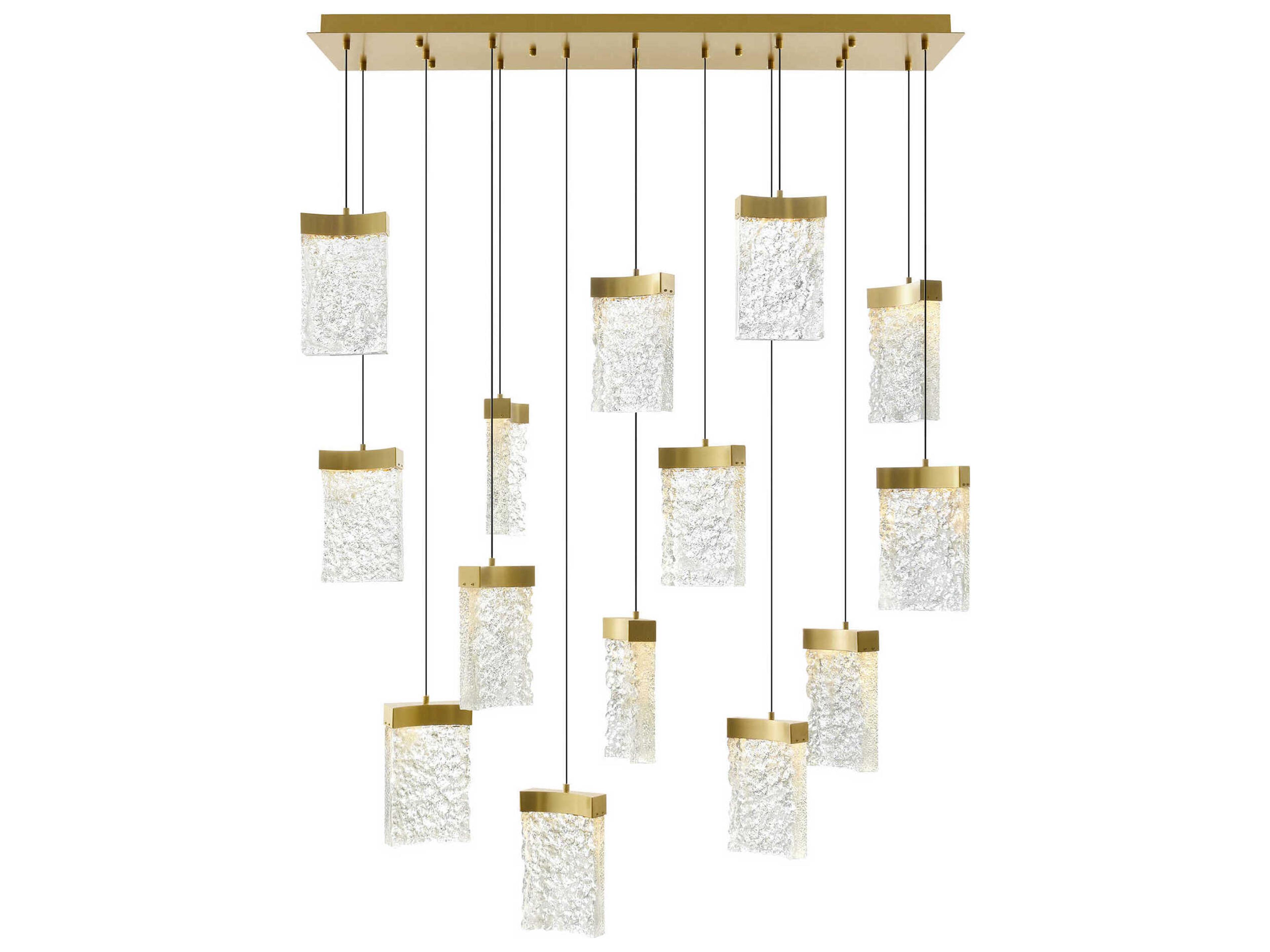 CWI Lighting Lava Brass Island Pendant