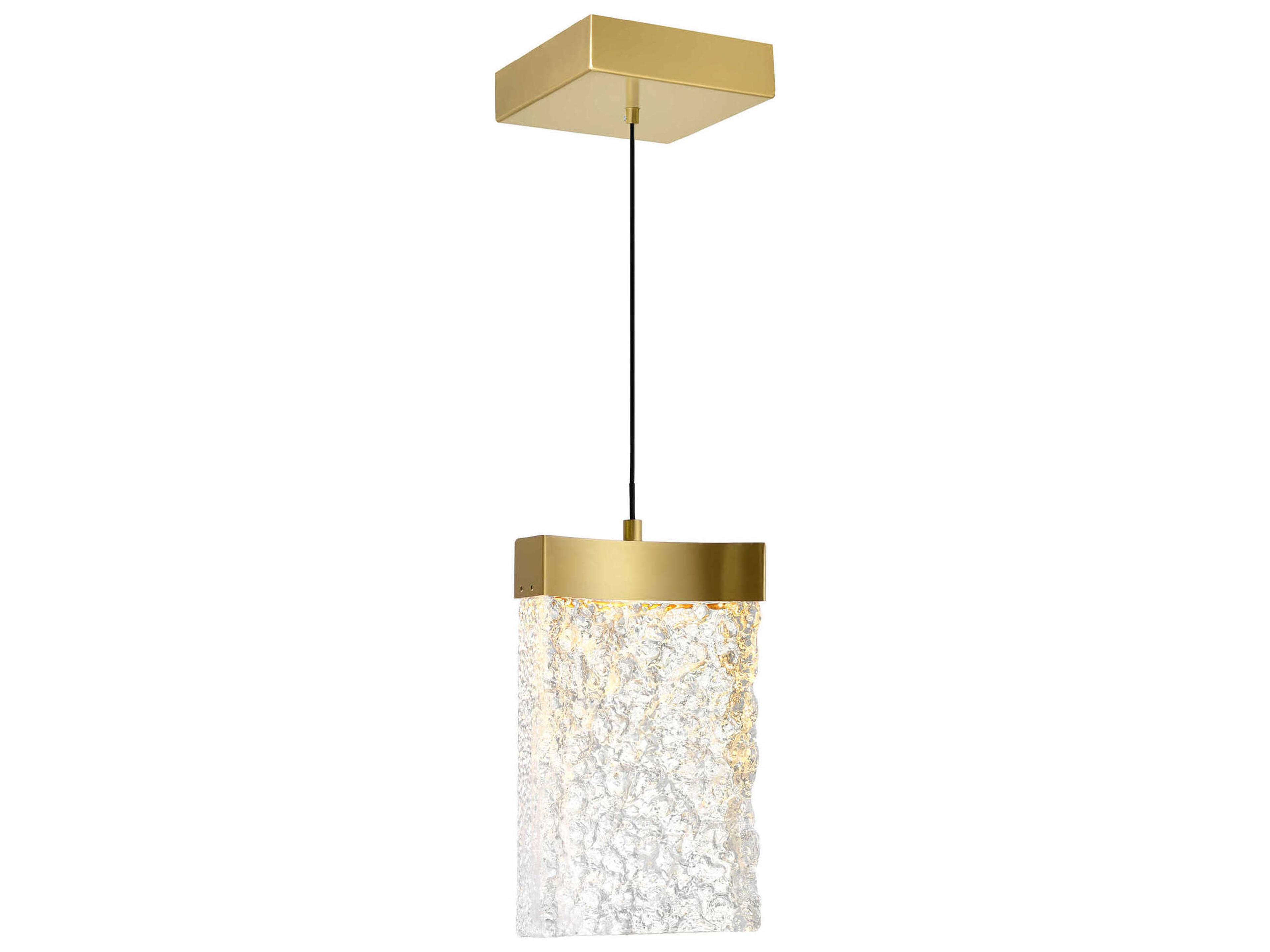 CWI Lighting Lava Brass Mini Pendant