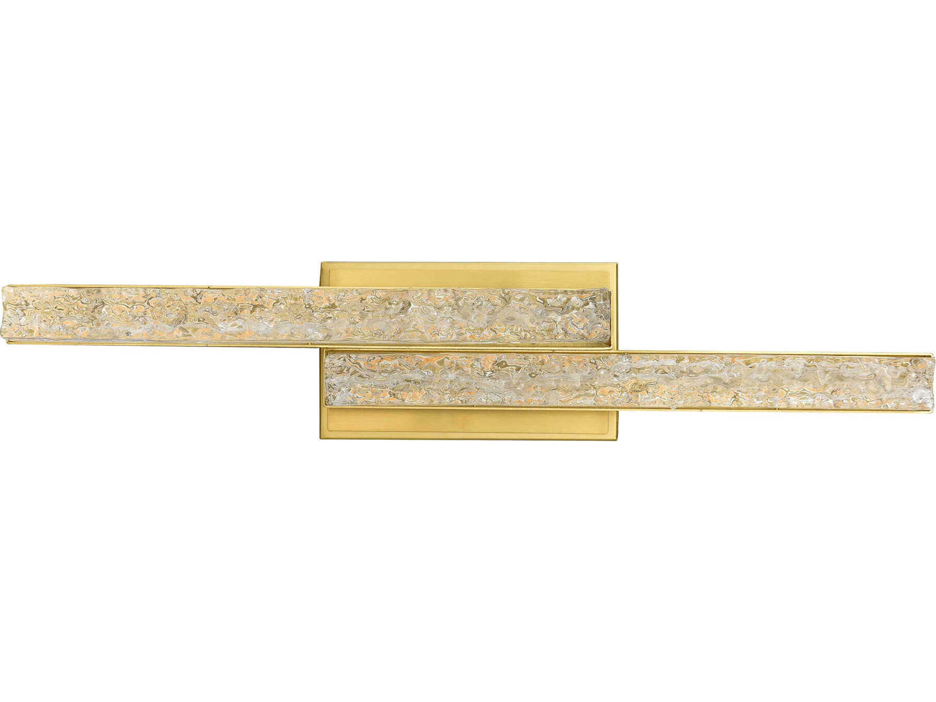 CWI Lighting Stagger Brass Vanity Light