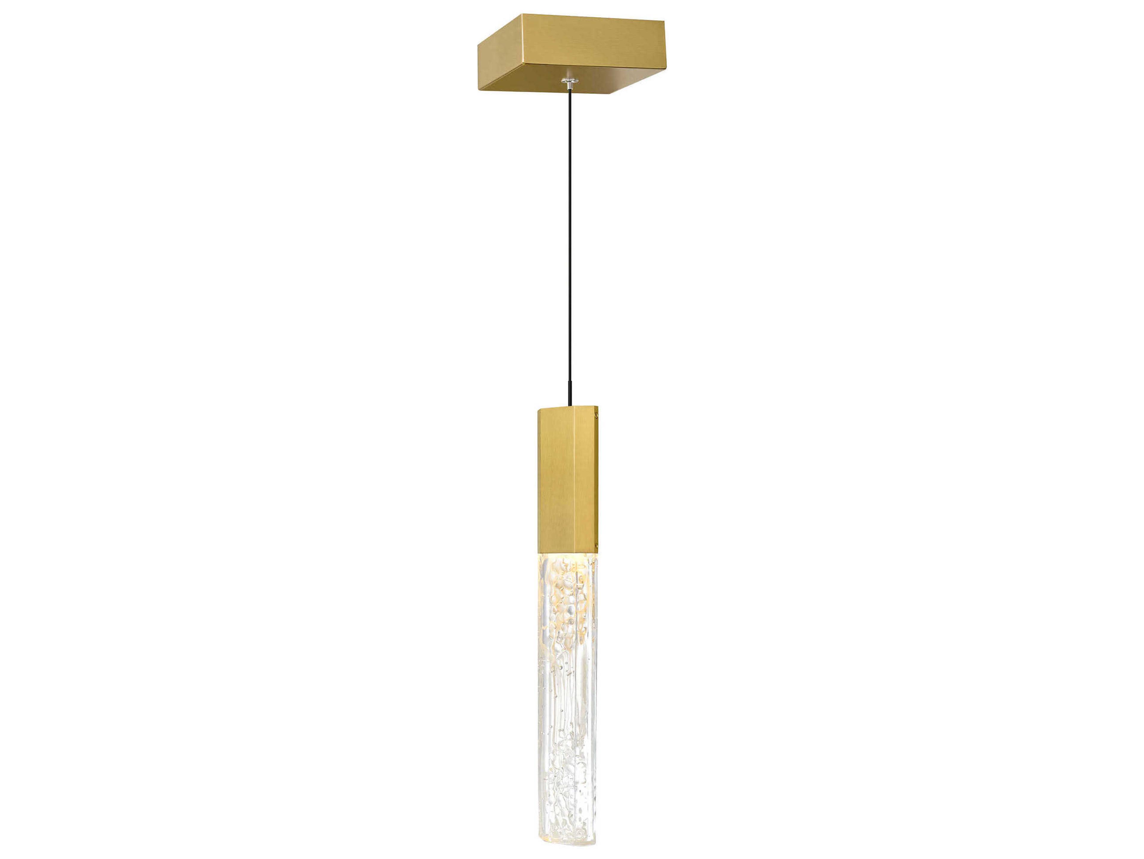CWI Lighting Greta Brass Linear Mini Pendant