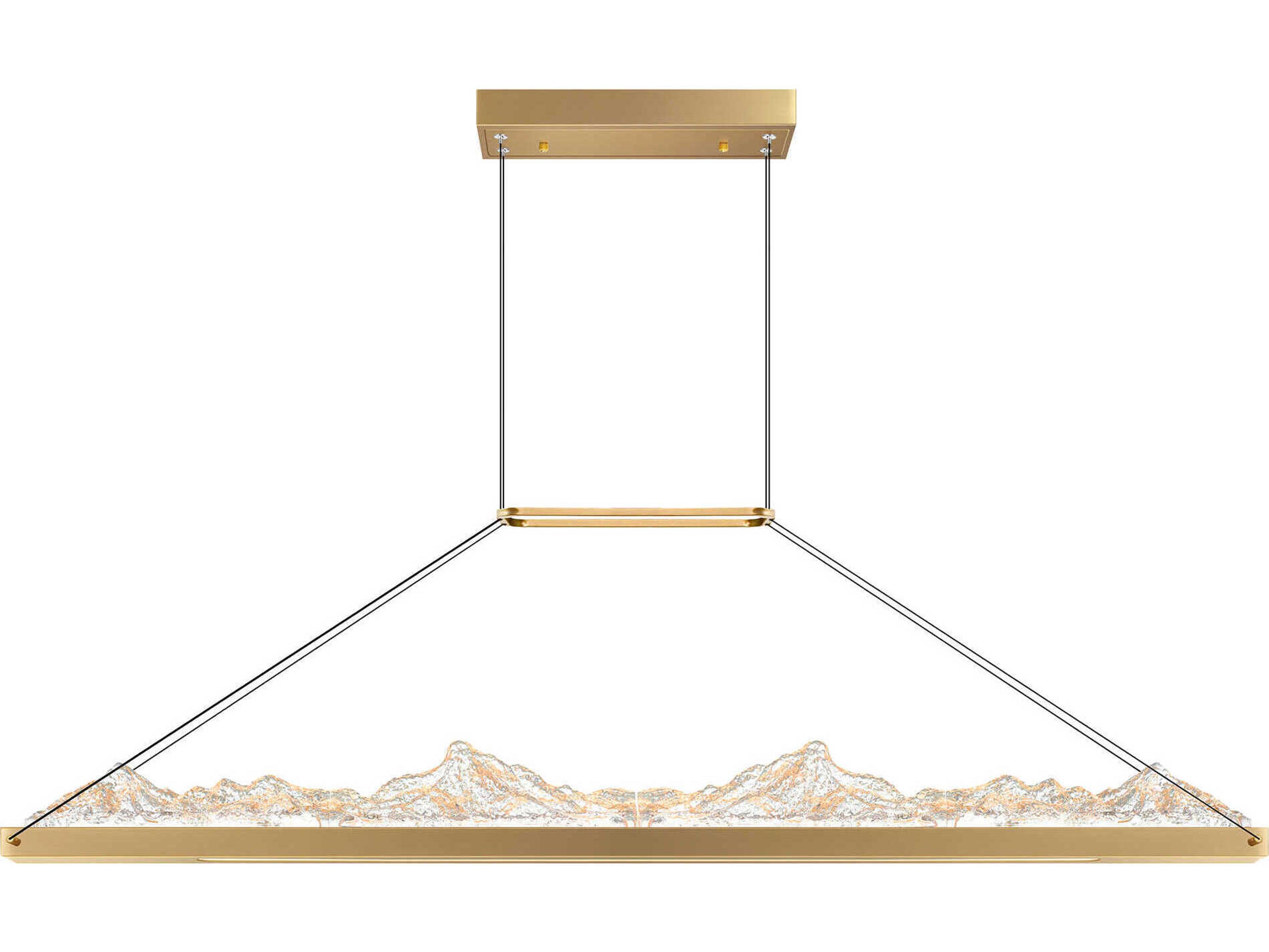 CWI Lighting Himalayas Brass Island Pendant