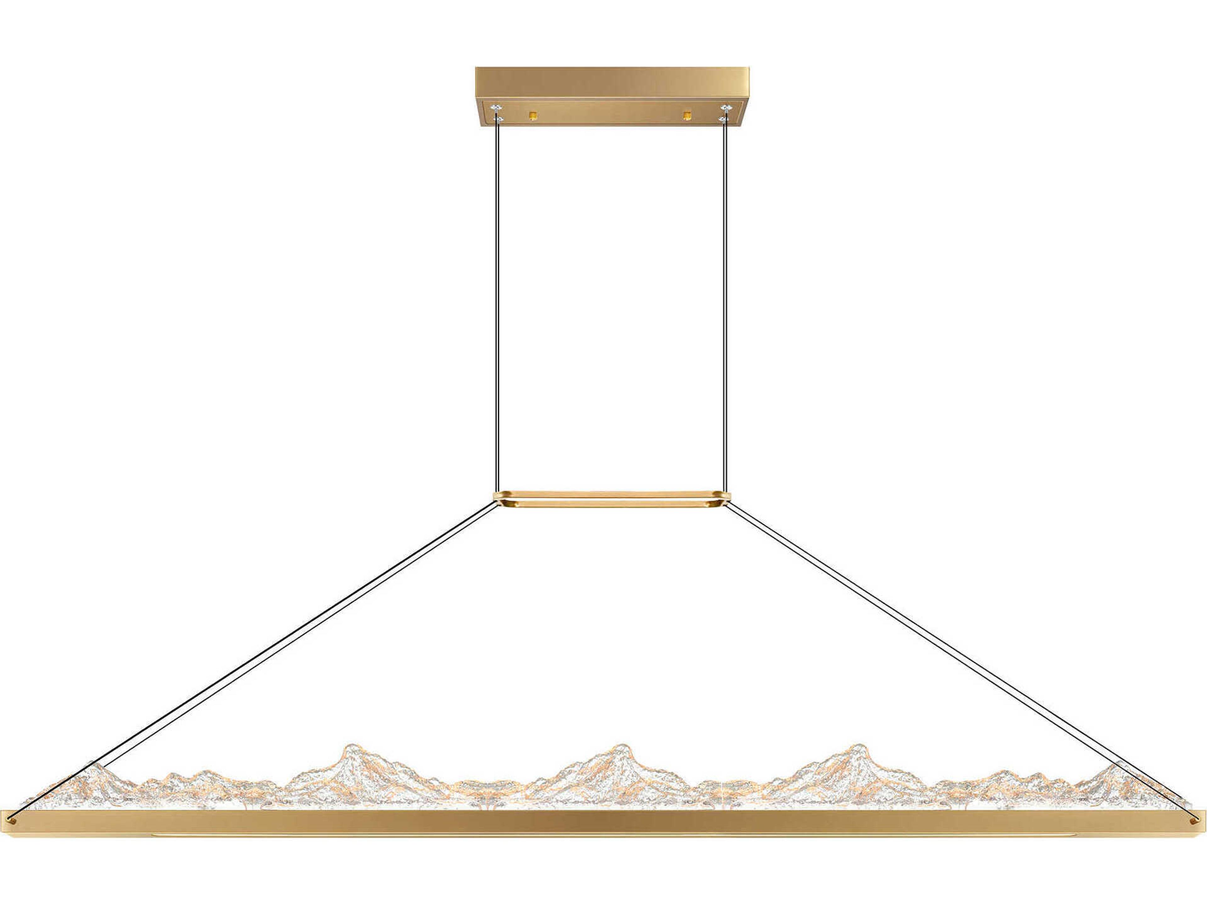 CWI Lighting Himalayas Brass Island Pendant