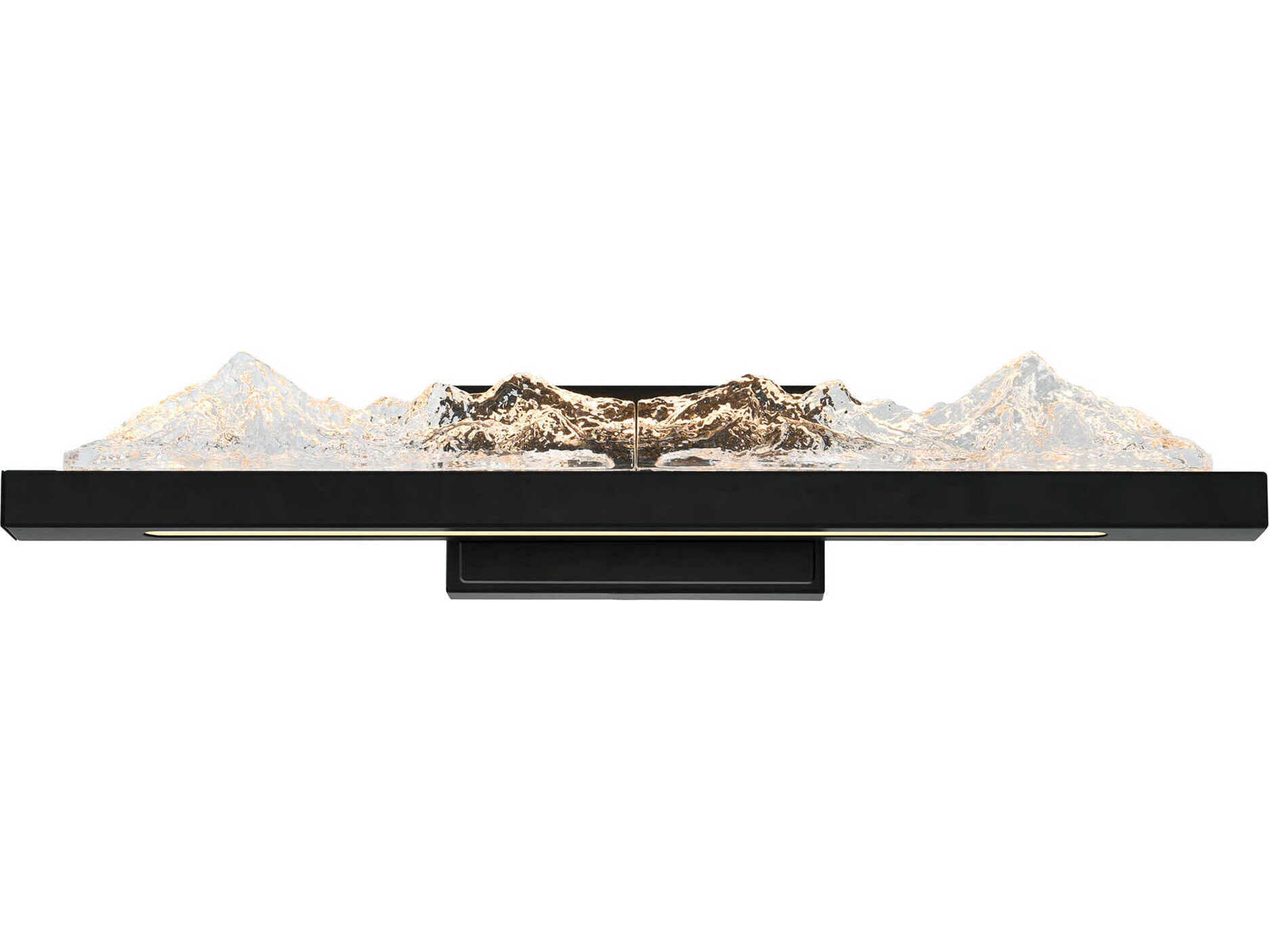 CWI Lighting Himalayas Black Vanity Light