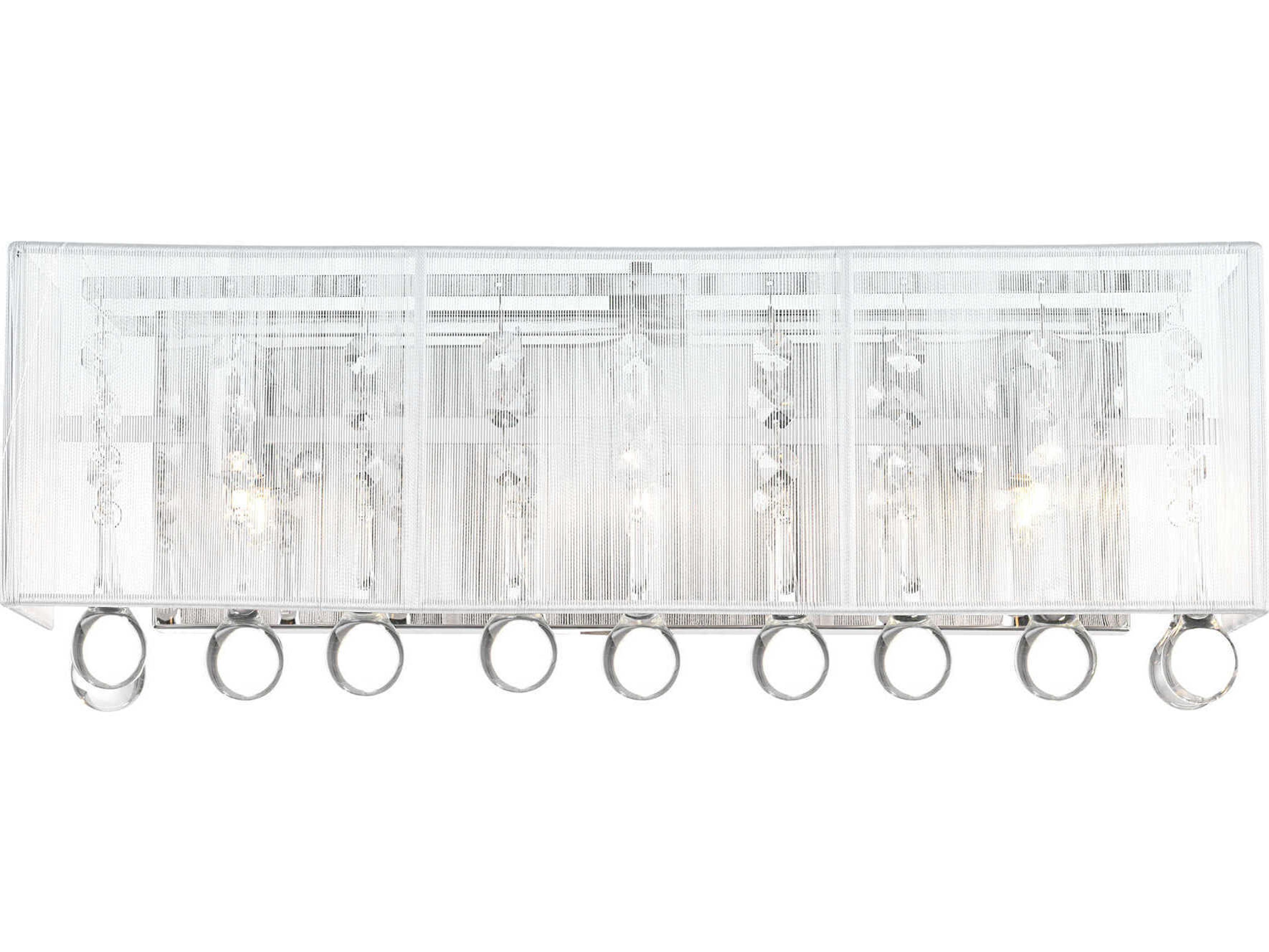 CWI Lighting Water Drop 3-Light Chrome Vanity Light