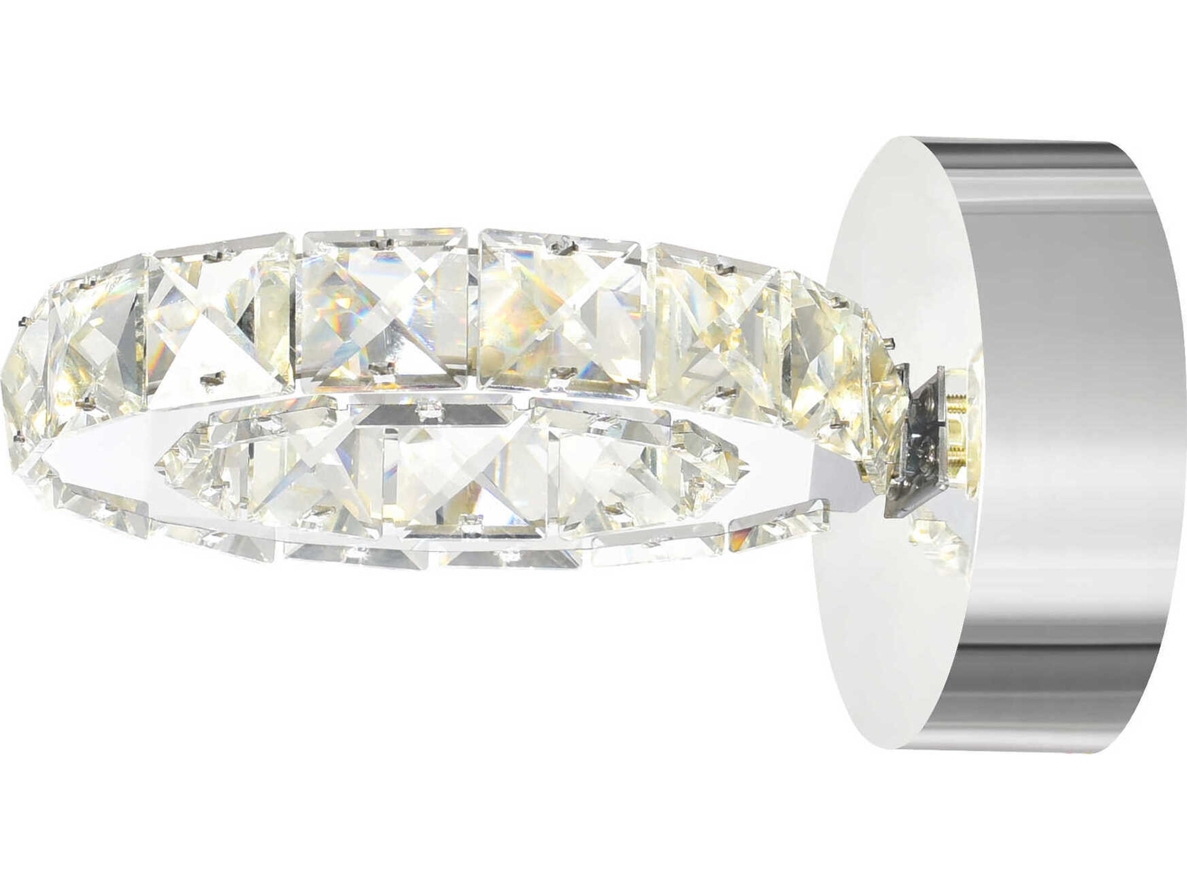 CWI Lighting Ring Stainless Steel Wall Sconce