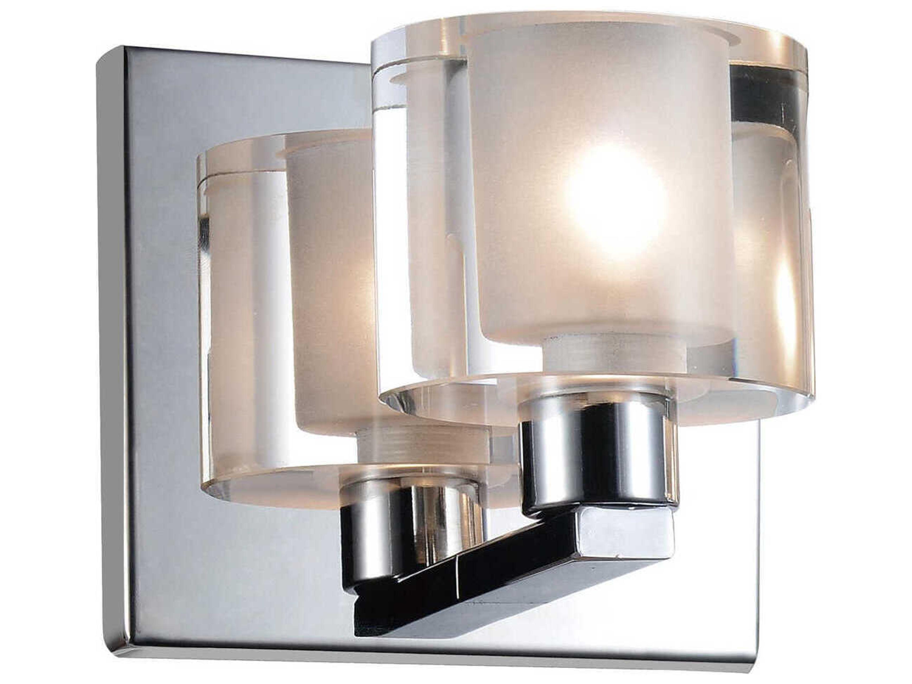 CWI Lighting Tina 1-Light Chrome Wall Sconce