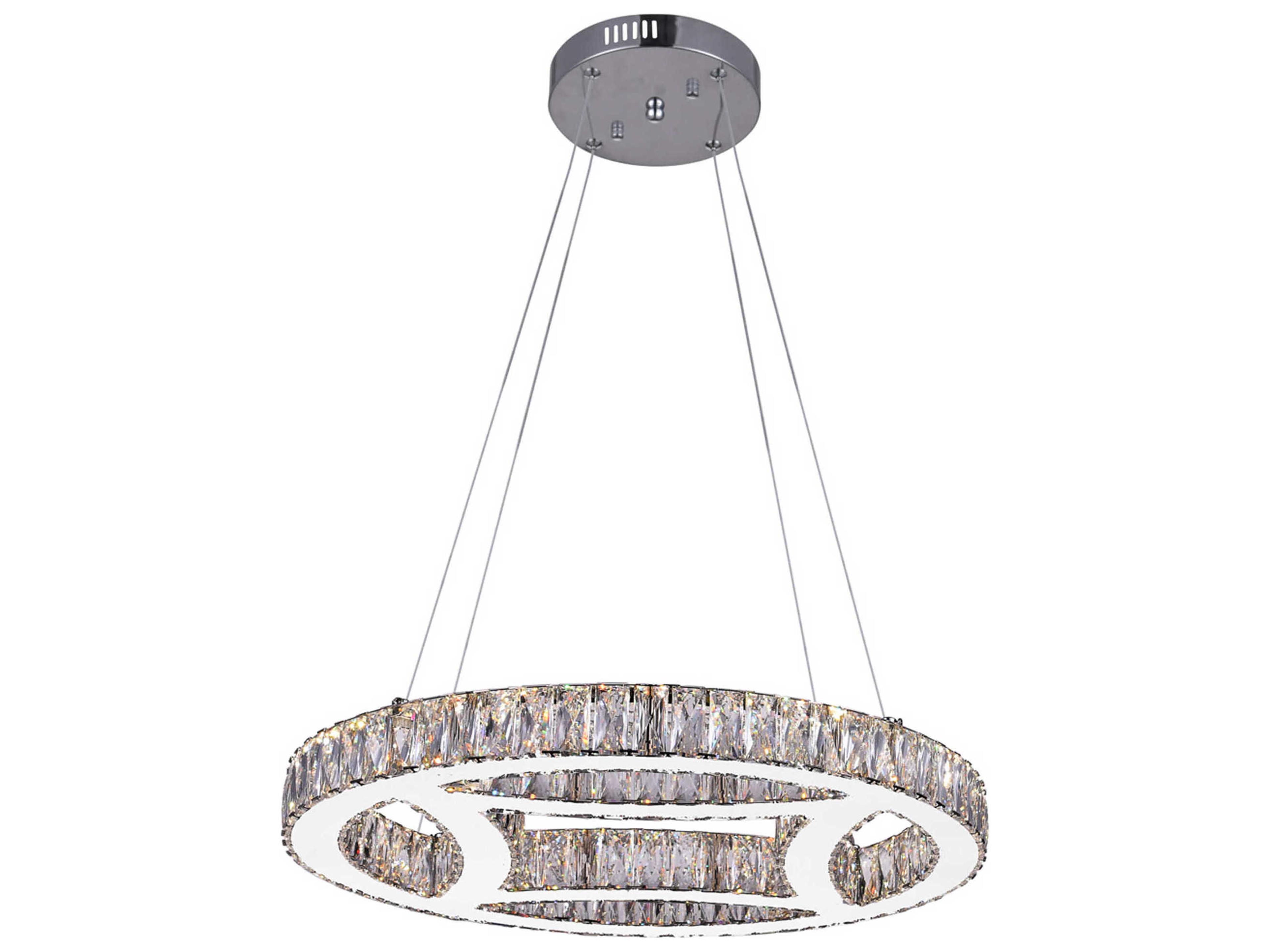 CWI Lighting Beyond Chrome Round Pendant