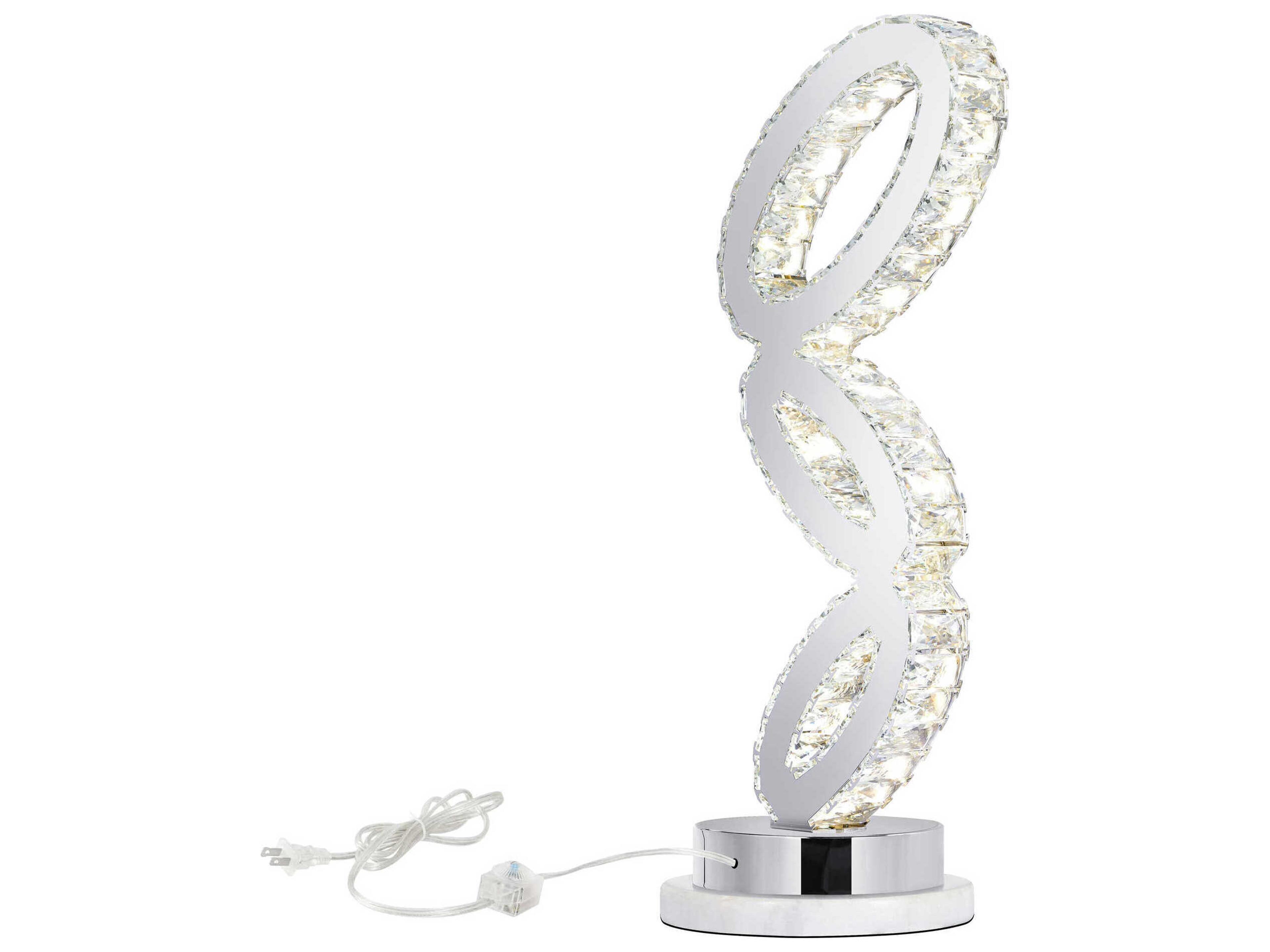 CWI Lighting Balanced Chrome Table Lamp