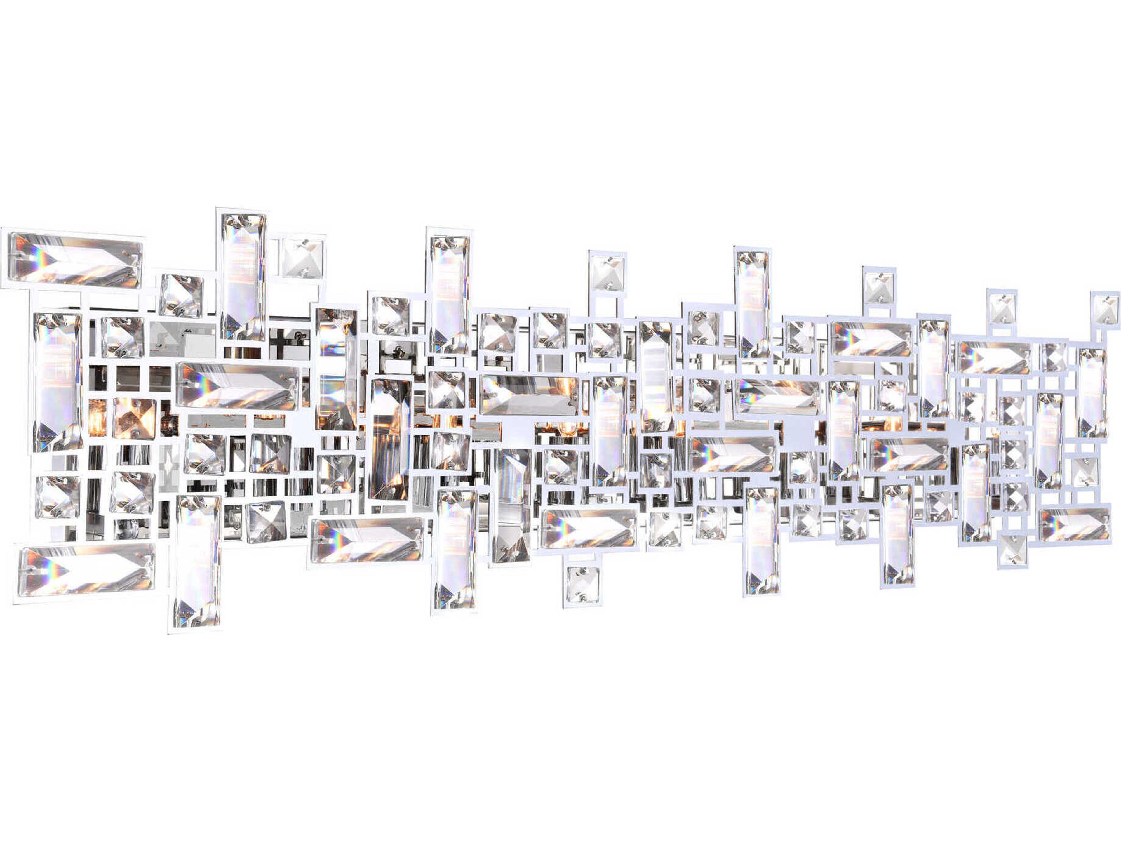 CWI Lighting Arley 8-Light Chrome Vanity Light