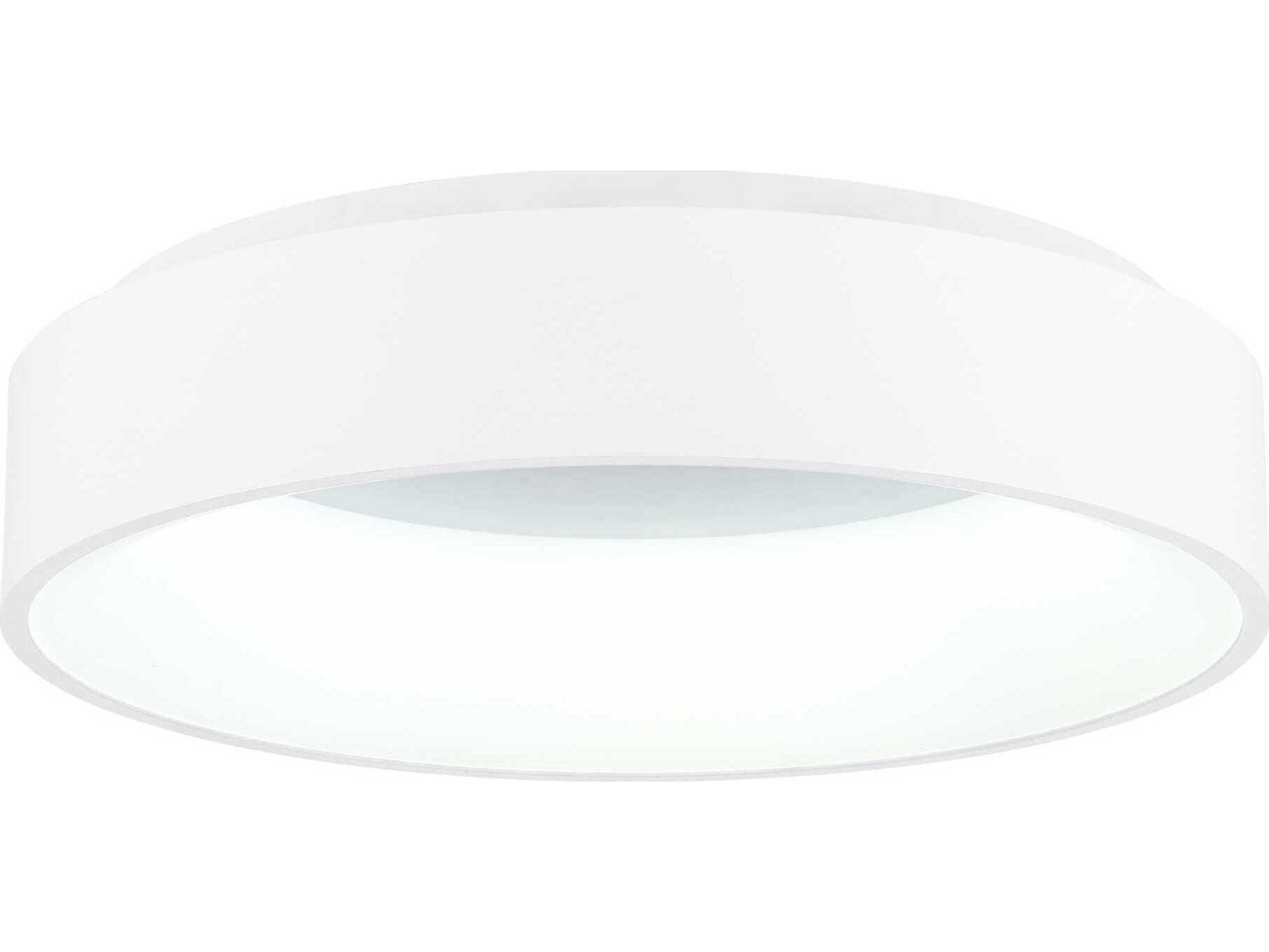 CWI Lighting Arenal White Round Flush Mount