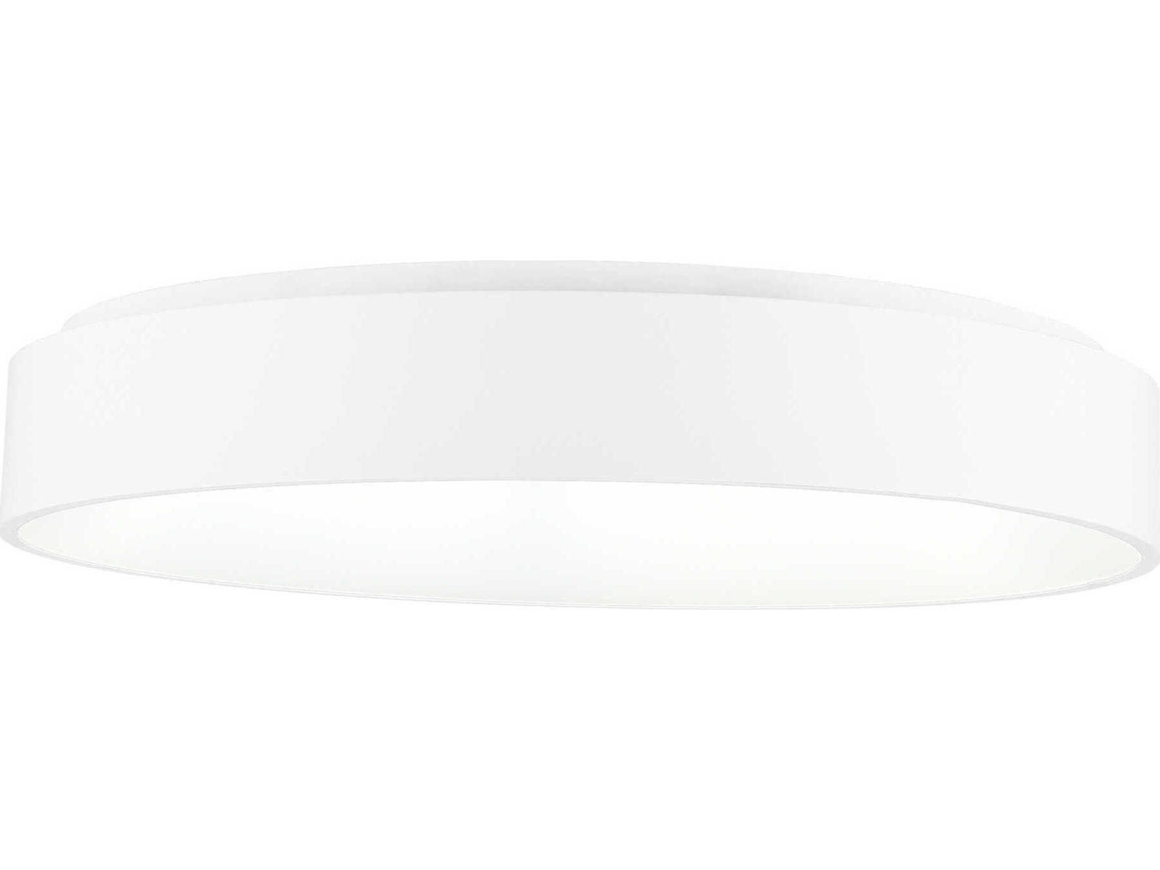 CWI Lighting Arenal White Round Flush Mount