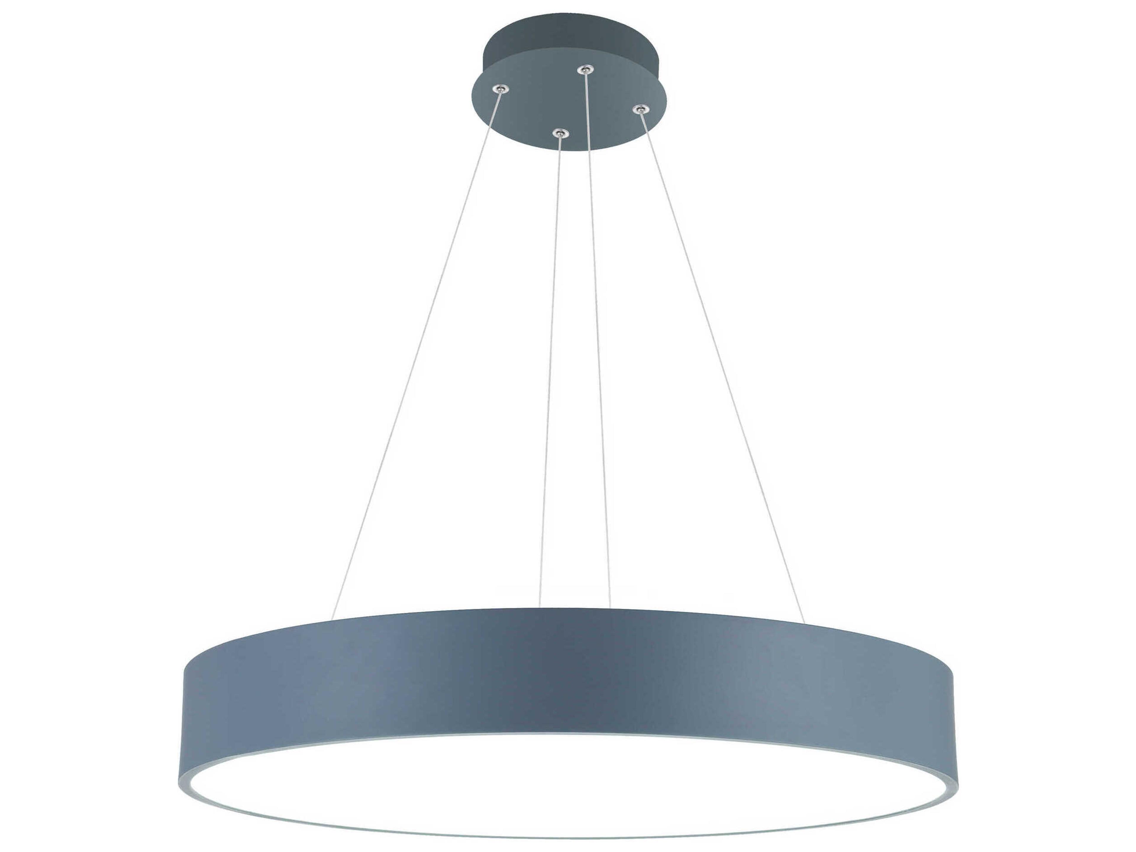 CWI Lighting Arenal Gray Round Pendant