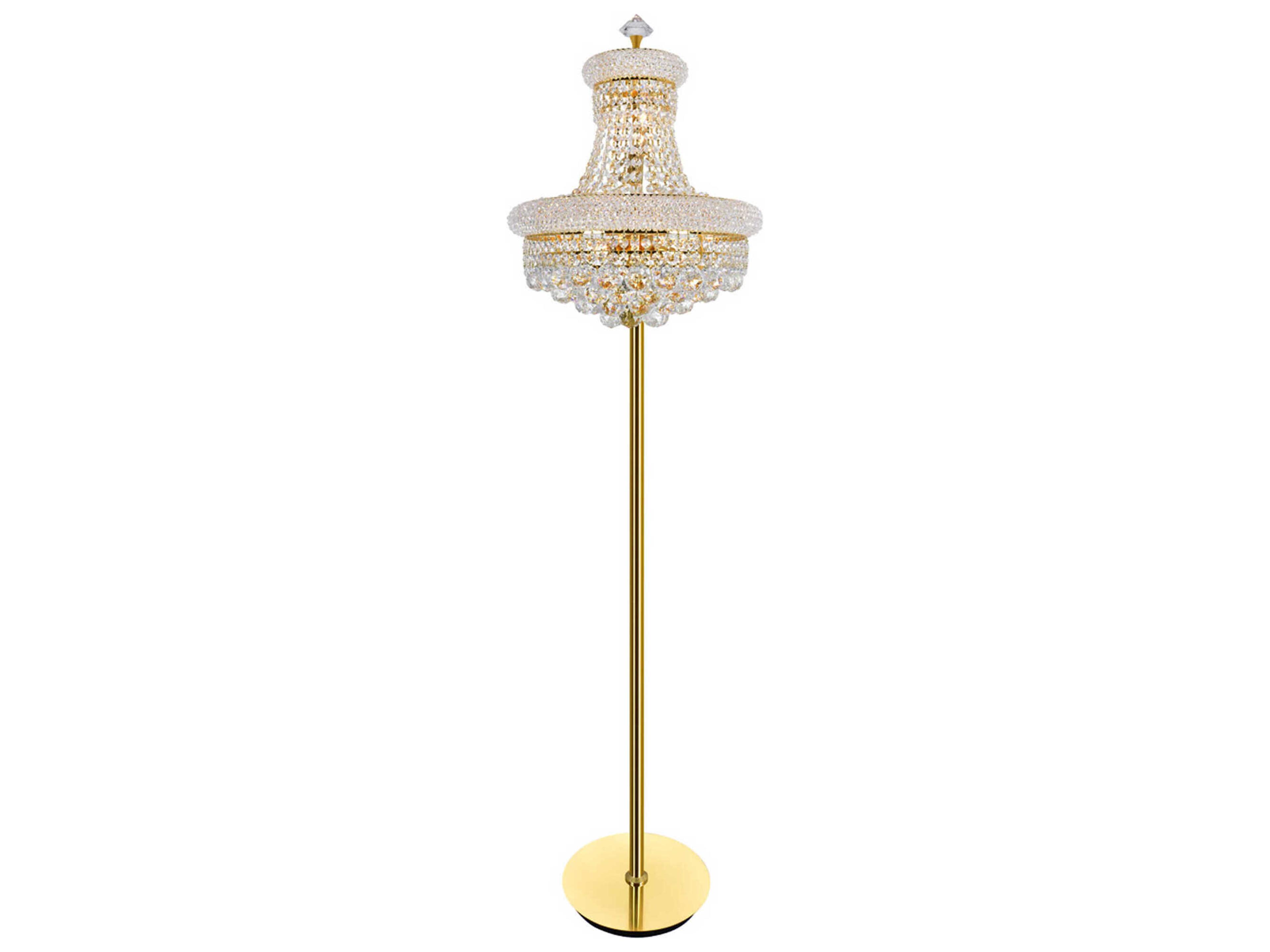 CWI Lighting Empire Gold Traditional Floor Lamp