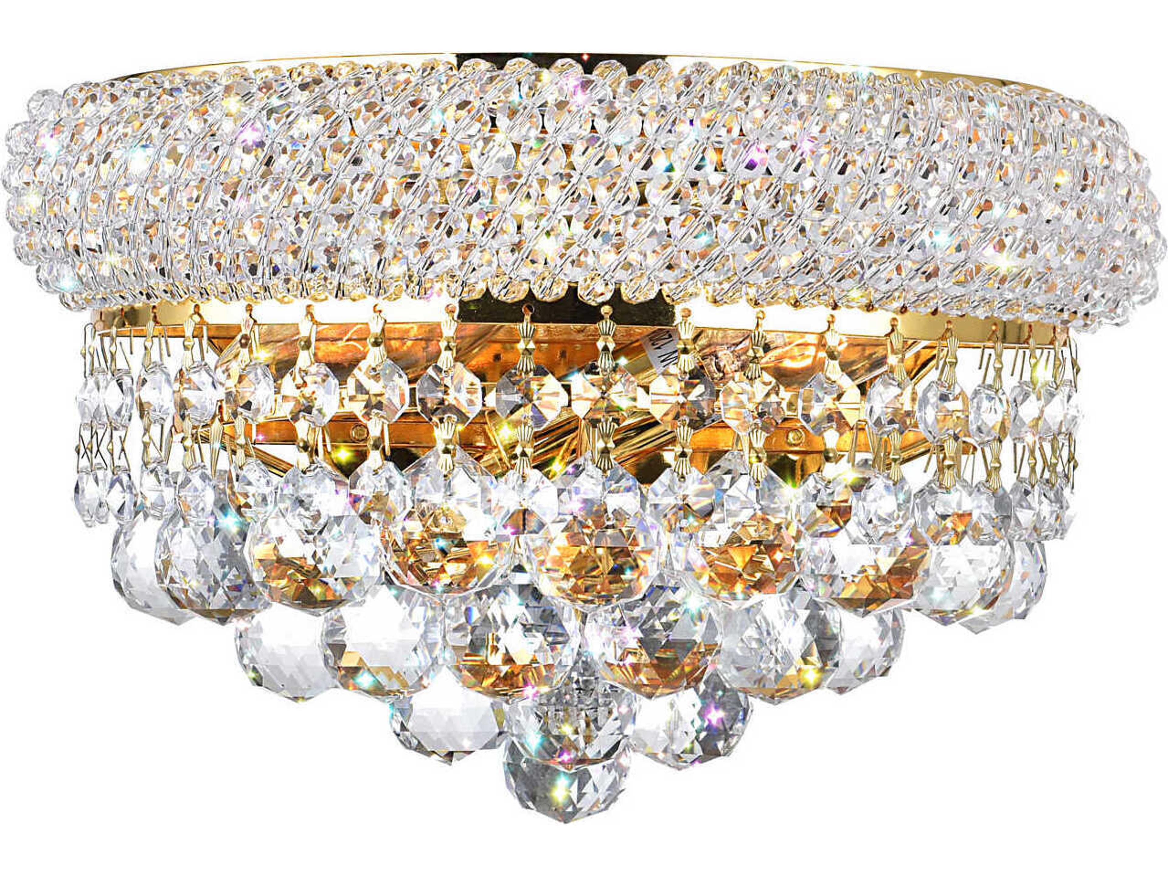 CWI Lighting Empire 2-Light Gold Traditional Vanity Light