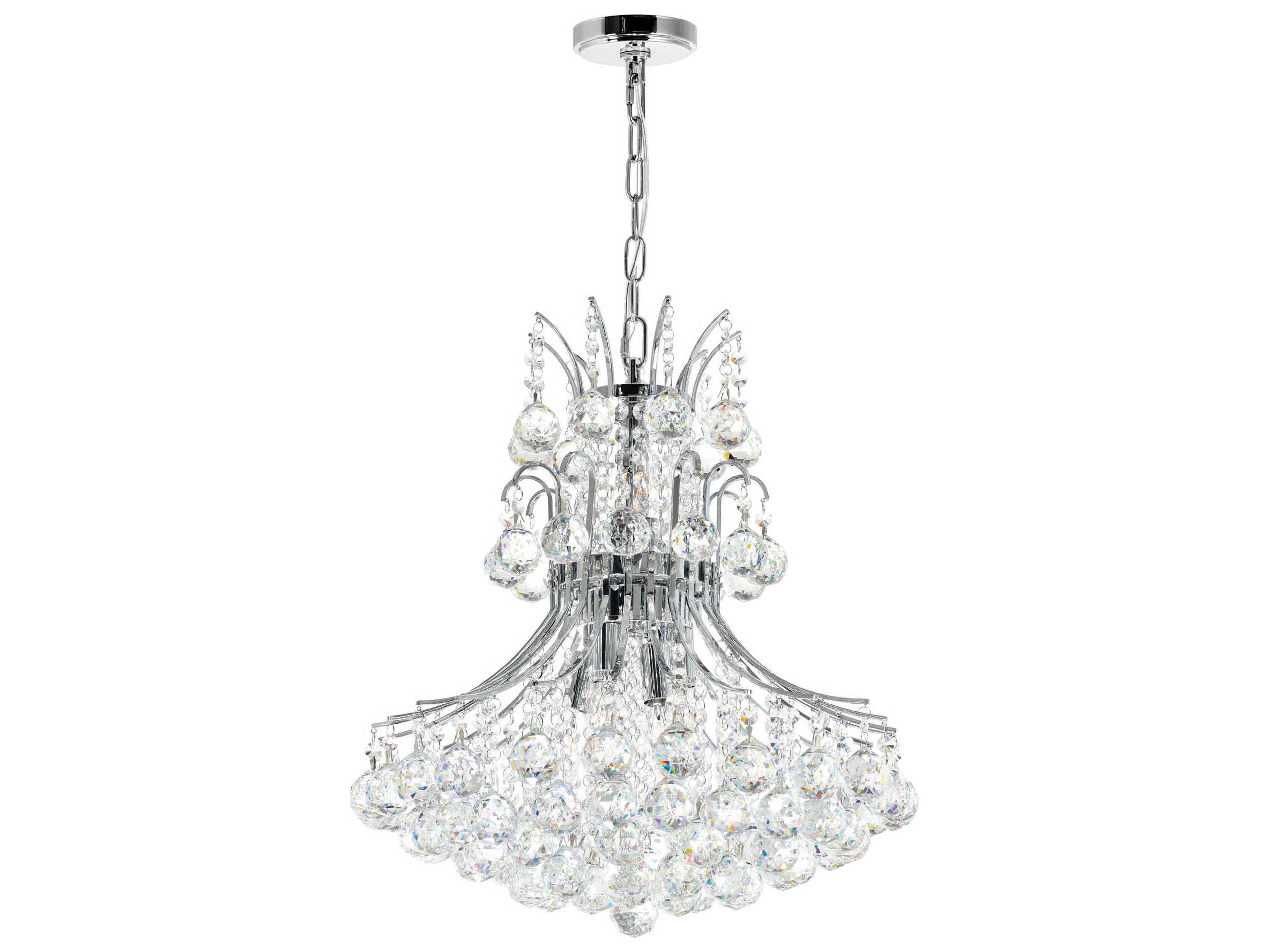 CWI Lighting Princess 8-Light Chrome Traditional Chandelier