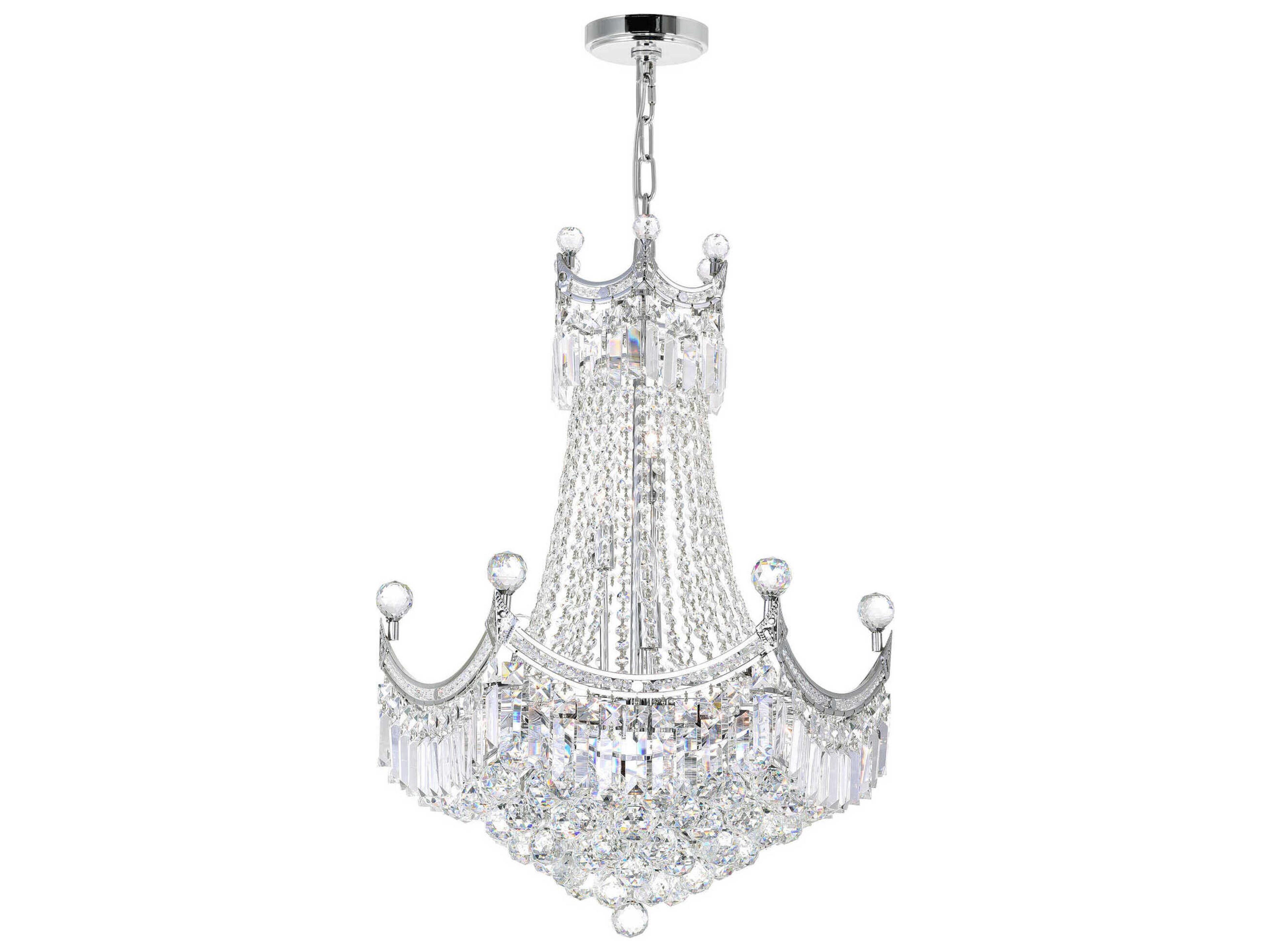 Amanda 11-Light Chrome Traditional Chandelier