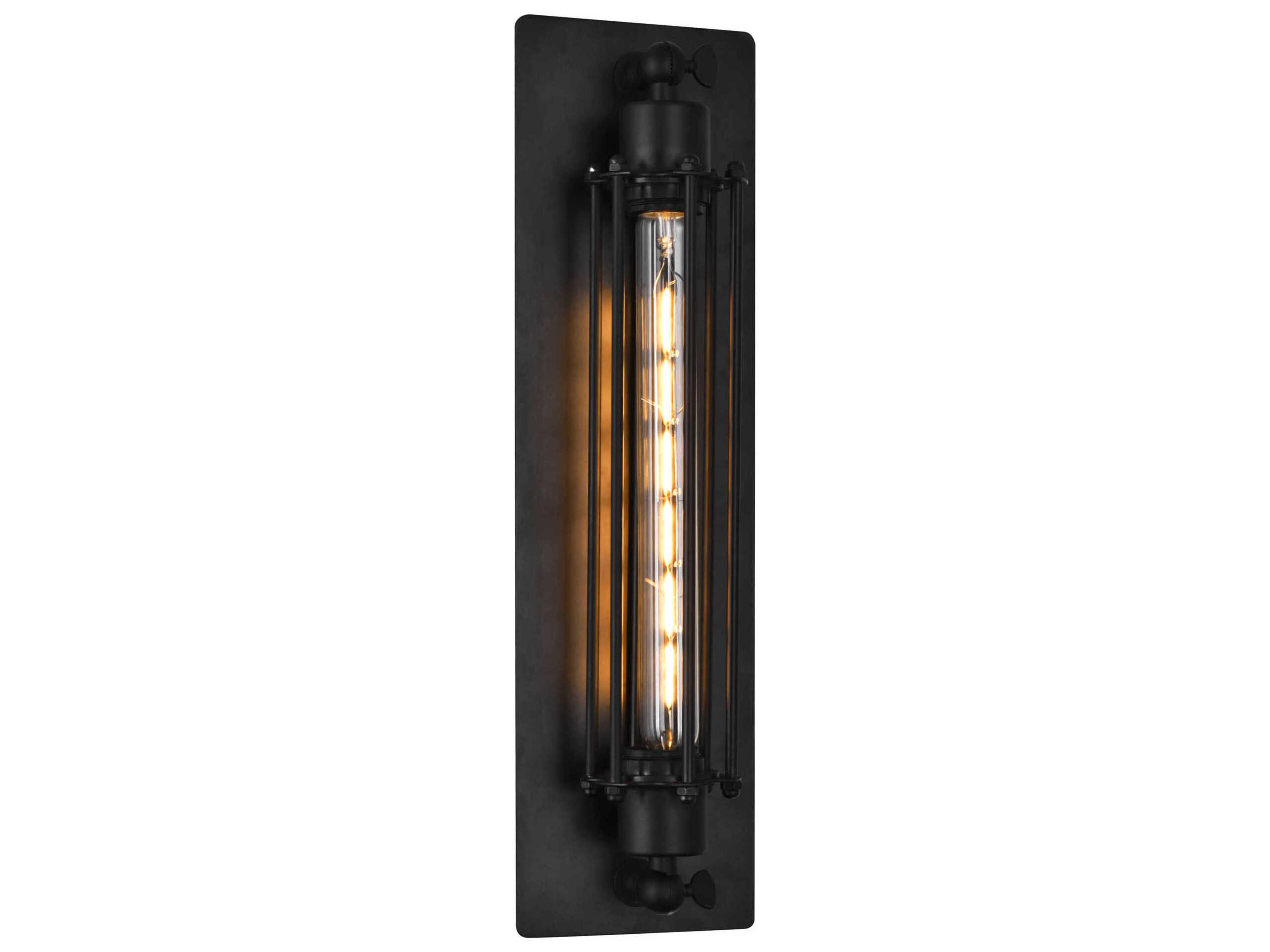 CWI Lighting Kiera 1-Light Black Wall Sconce