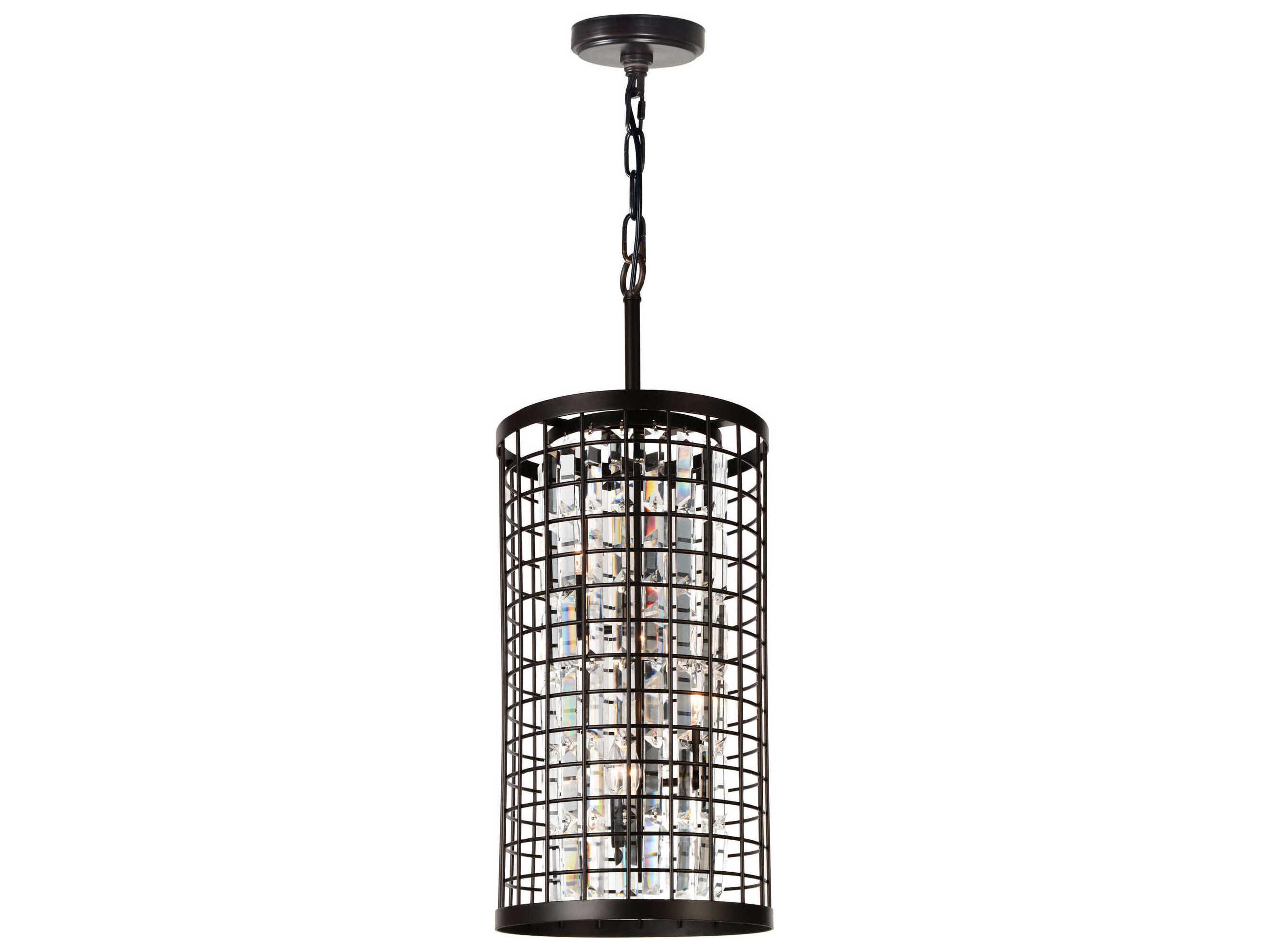 CWI Lighting Meghna 4-Light Brown Mini Pendant