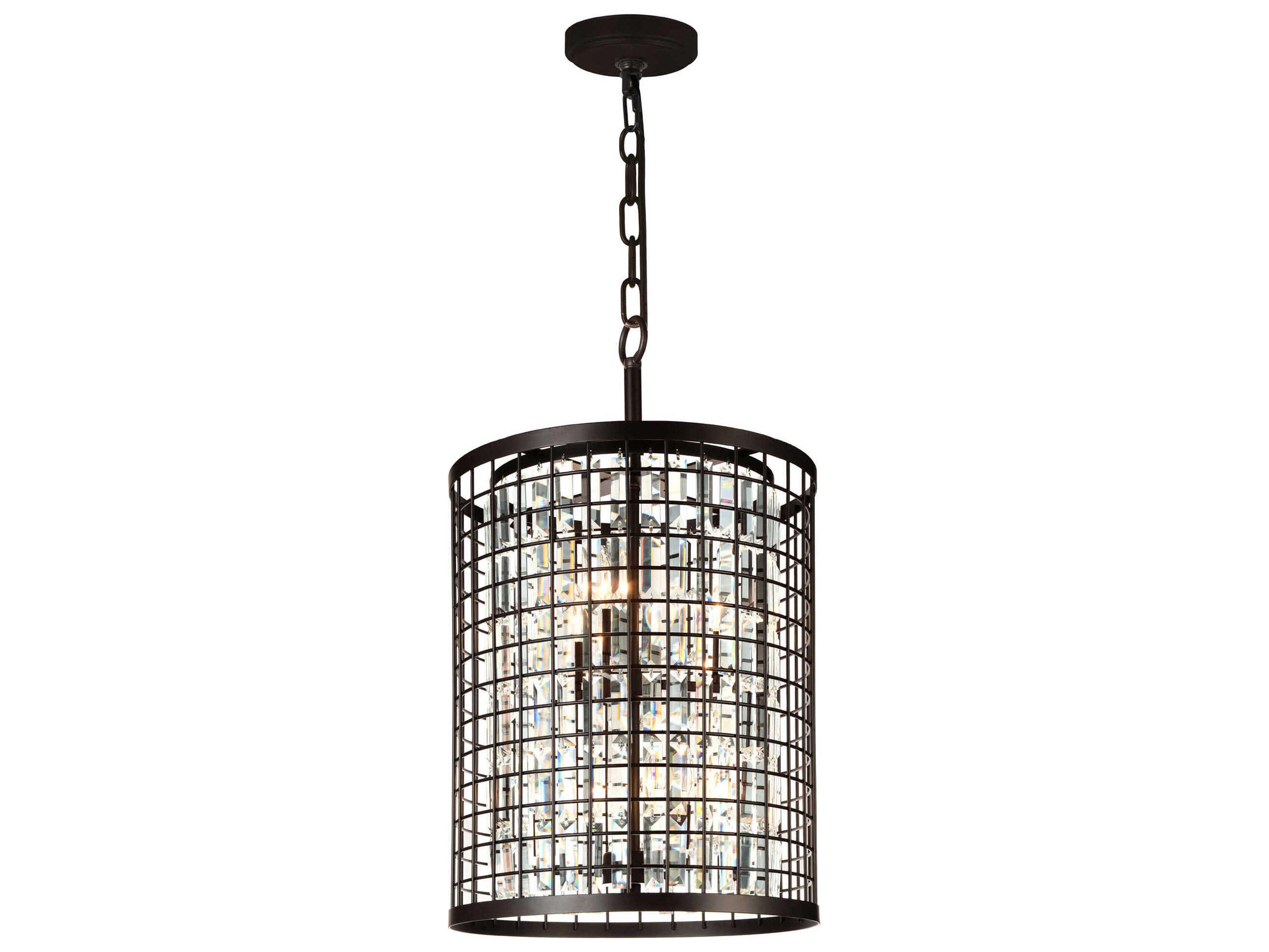 CWI Lighting Meghna 6-Light Brown Pendant