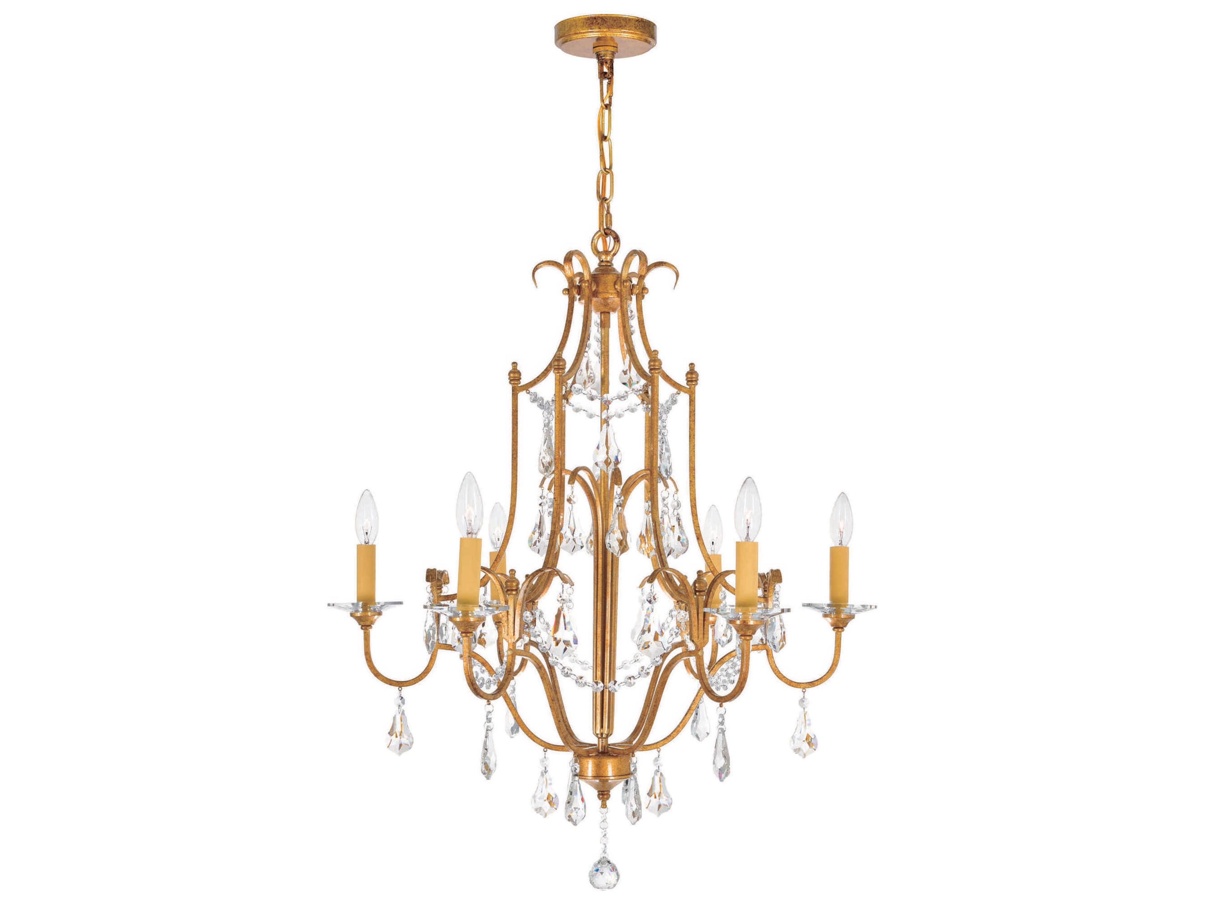 CWI Lighting Electra 6-Light Oxidized Bronze Traditional Candelabra Chandelier