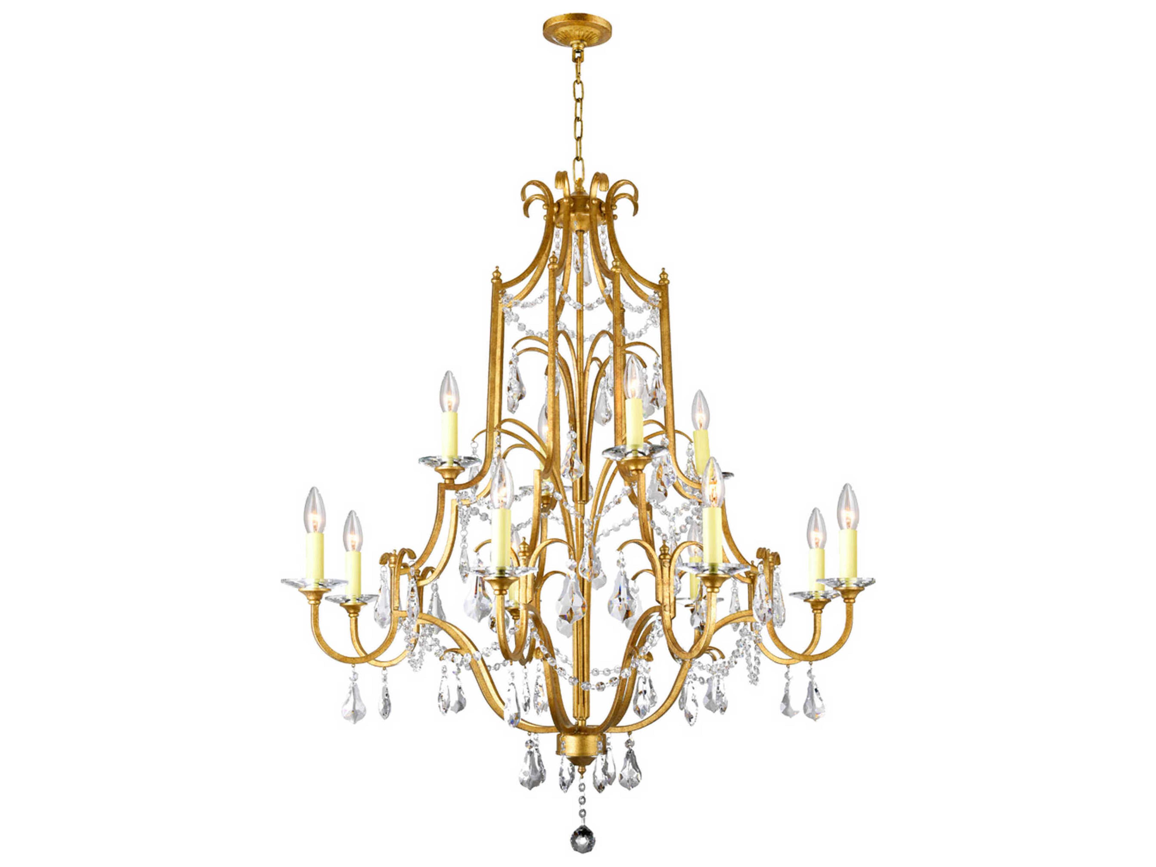 CWI Lighting Electra 12-Light Oxidized Bronze Traditional Candelabra Chandelier