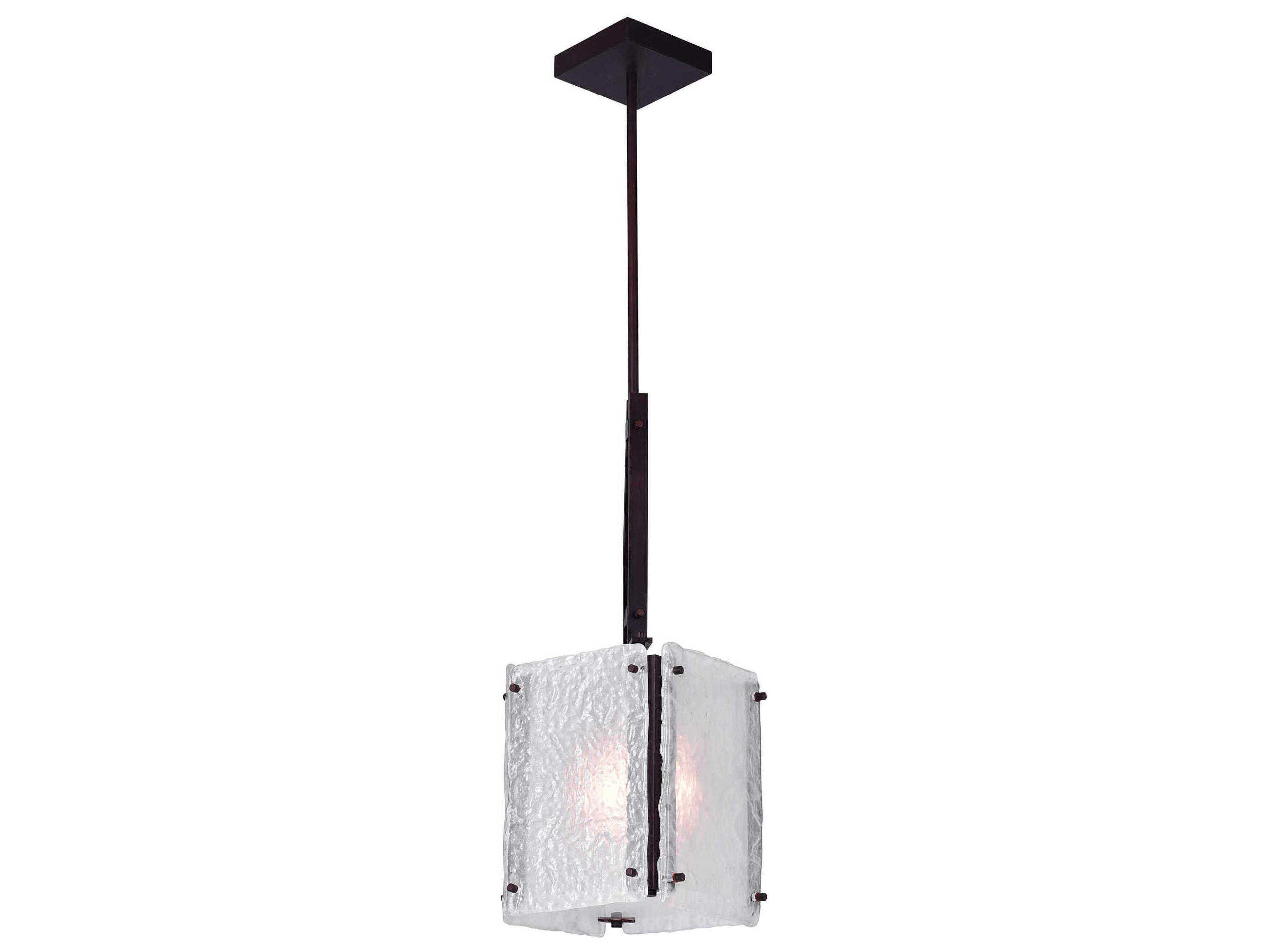 CWI Lighting Assunta 1-Light Black Mini Pendant